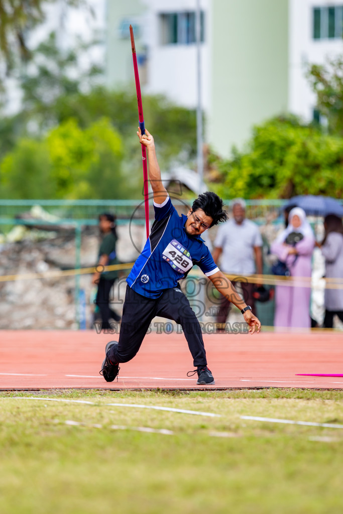 Day 6 of MWSC Interschool Athletics Championships 2024 held in Hulhumale Running Track, Hulhumale, Maldives on Thursday, 14th November 2024. Photos by: Nausham Waheed / Images.mv