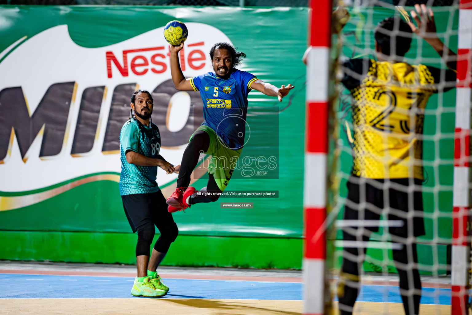 Day 8 of 7th Inter-Office/Company Handball Tournament 2023, held in Handball ground, Male', Maldives on Friday, 23rd September 2023 Photos: Hassan Simah/ Images.mv