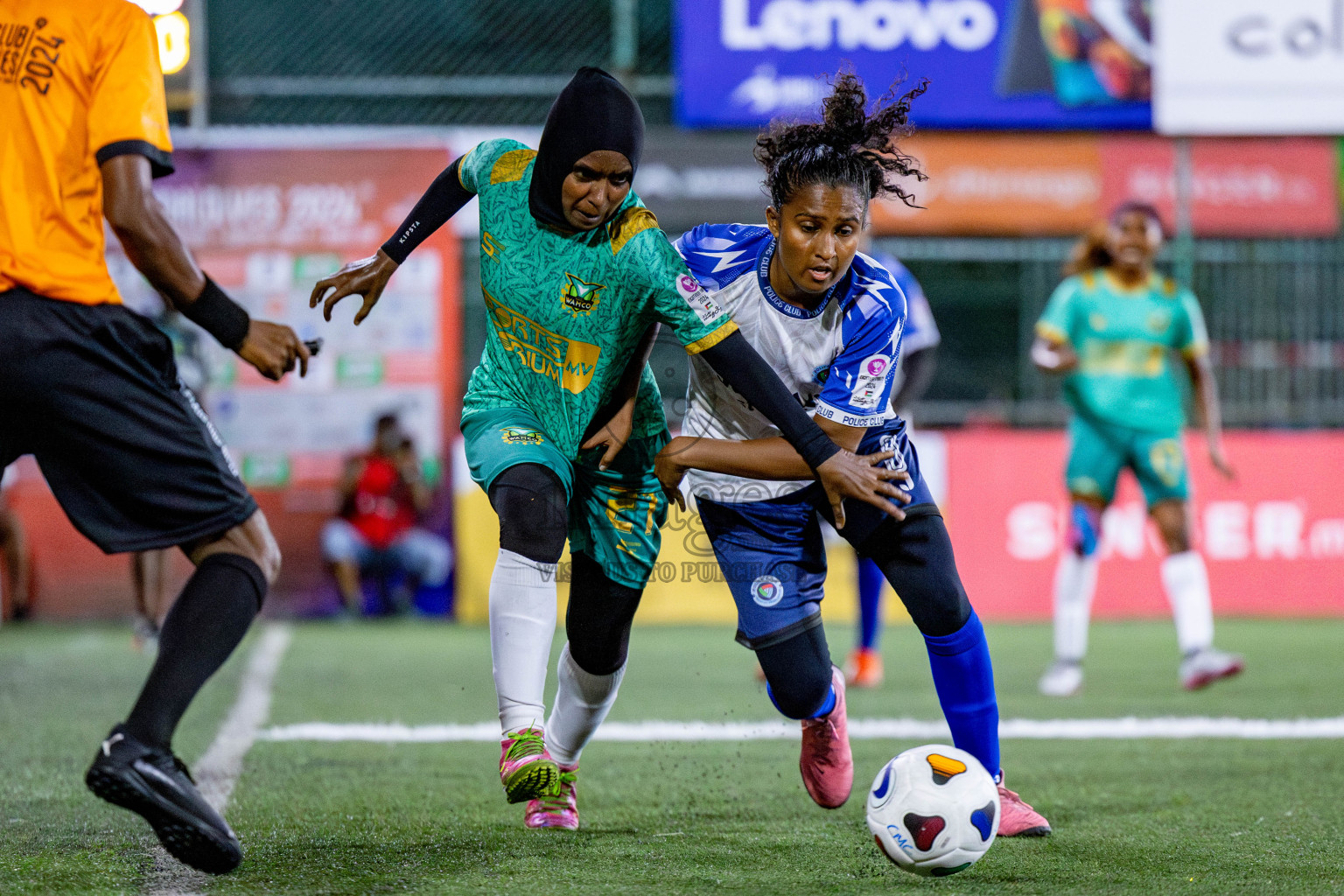 WAMCO vs POLICE CLUB in Eighteen Thirty 2024 2024 held in Rehendi Futsal Ground, Hulhumale', Maldives on Monday, 16th September 2024. Photos: Shu / images.mv