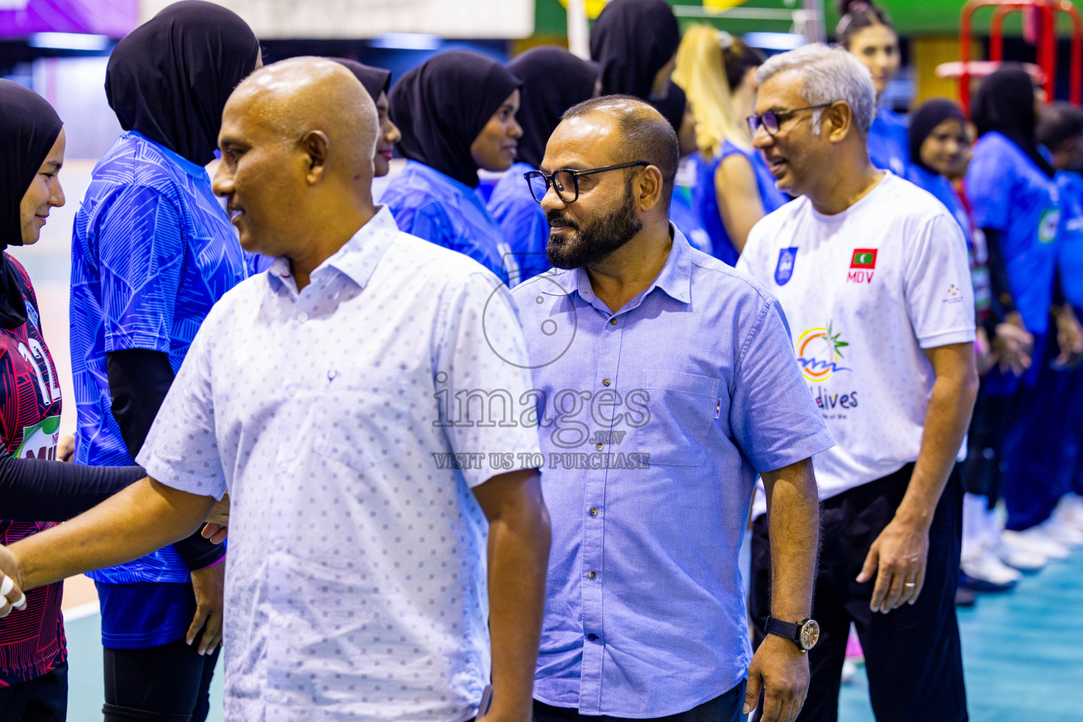 Police Club vs Club Wamco in the Final of Women's Division of VAM Cup 2025 held in Male', Maldives on Thursdsay, 17th April 2025 at Social Center Indoor Hall Photos By: Nausham Waheed / images.mv