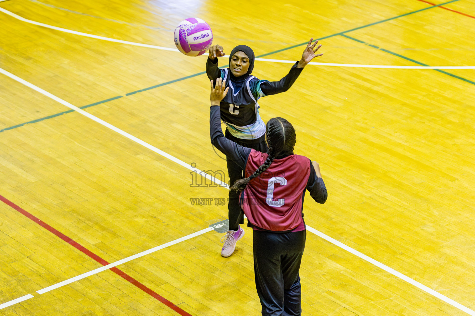 Day 3 of Inter-School Netball Tournament 2025 was held in Social Center Indoor Hall on Monday, 20th October 2025. Photos: Areef Adam / images.mv