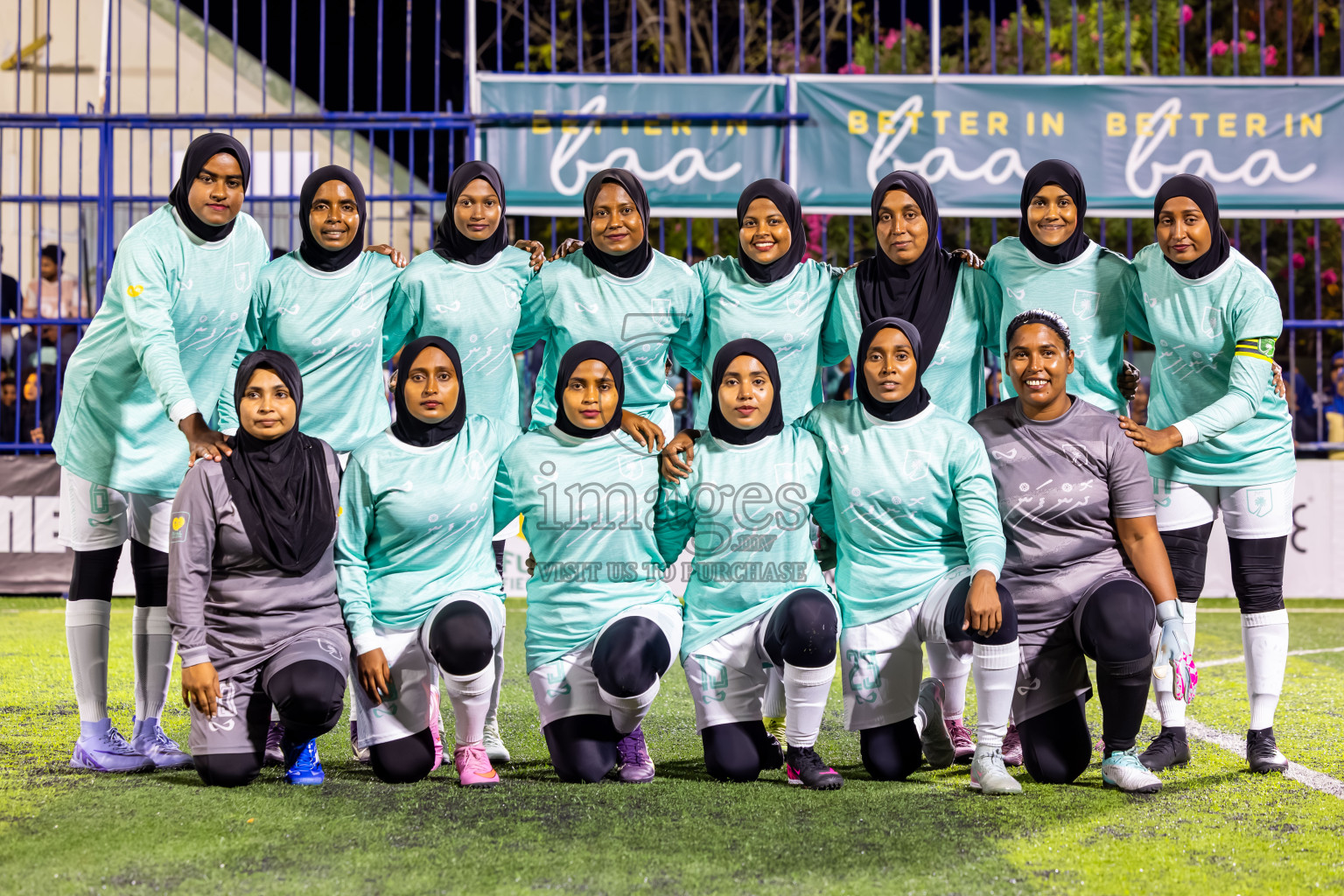 Goidhoo vs Dhonfan in the finals of Better in Baa Futsal Fiesta 2025 woman's division held in B. Eydhafushi, Maldives on Monday, 17th November 2025. Photos: Nausham Waheed / images.mv