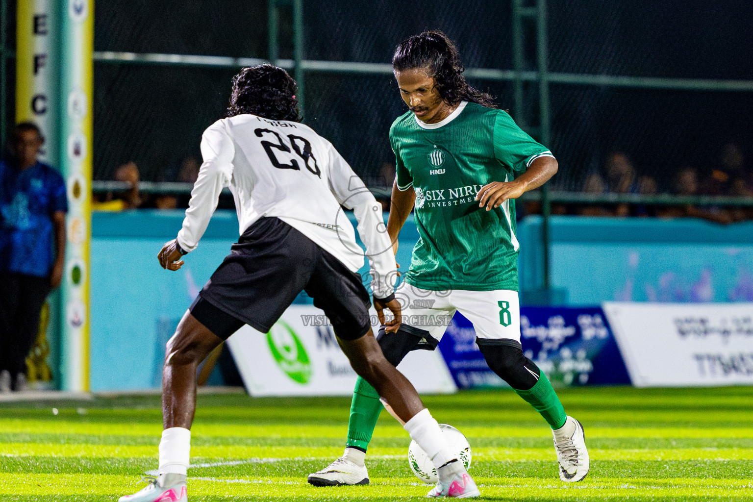 Dee Cee Jay SC vs Comienzo FC in Day 2 of Laamehi Dhiggaru Ekuveri Futsal Challenge 2025 was held on Friday, 25th July 2025, at Dhiggaru Futsal Ground, Dhiggaru, Maldives Photos: Nausham Waheed  / images.mv