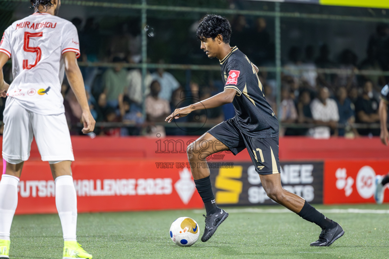 HA Muraidhoo vs HA Dhidhdhoo in Day 1 of Golden Futsal Challenge 2025 on Sunday, 5th January 2025, in Hulhumale', Maldives
Photos: Ismail Thoriq / images.mv