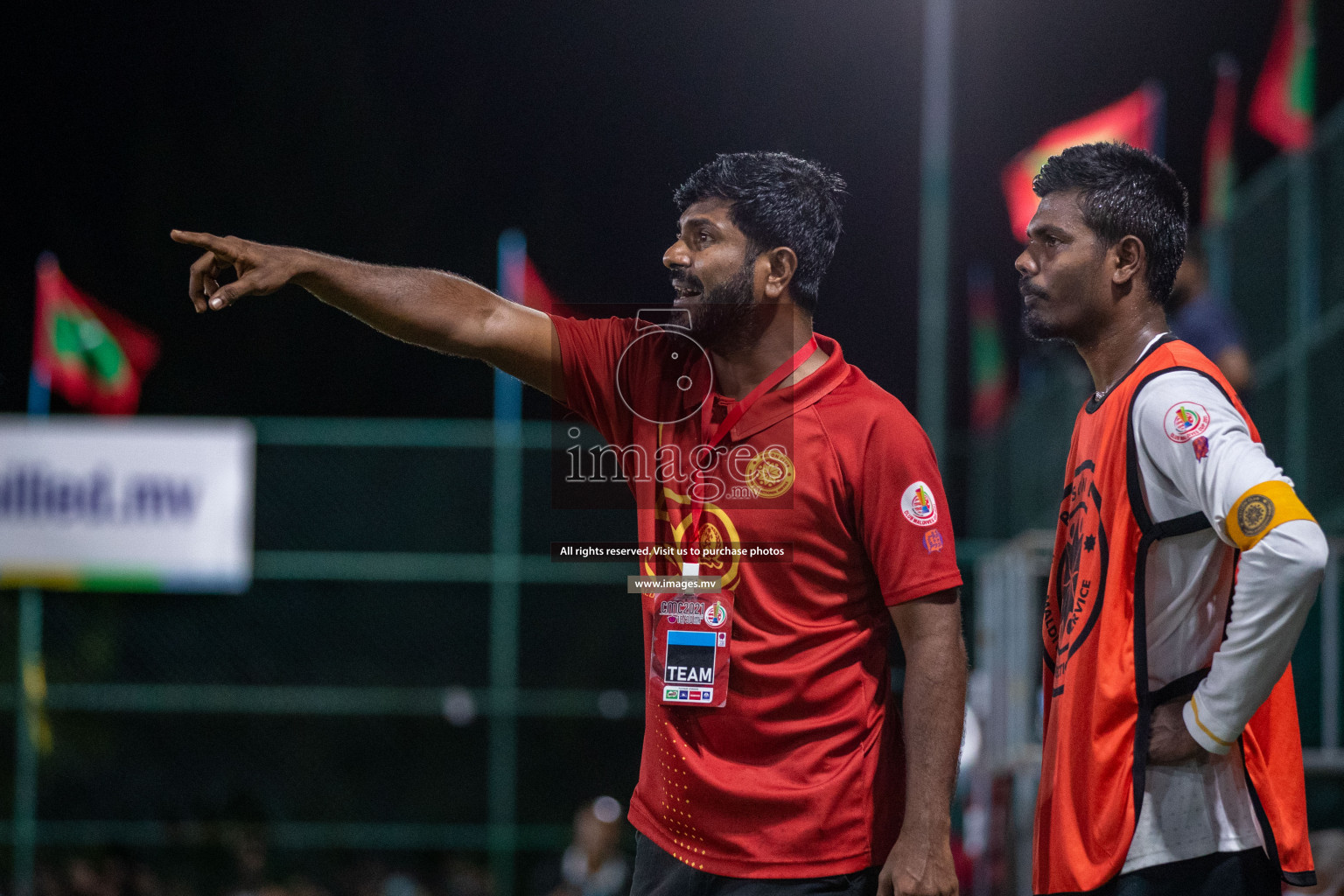 Team FSM Vs Prisons Club in the Semi Finals of Club Maldives 2021 held in Hulhumale, Maldives on 15 December 2021. Photos: Ismail Thoriq / images.mv