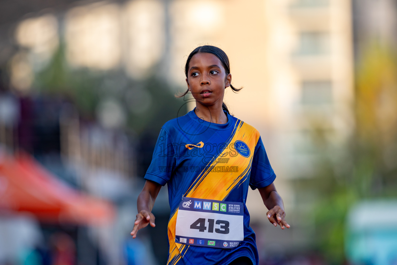 Day 4 of MWSC Interschool Athletics Championships 2024 held in Hulhumale Running Track, Hulhumale, Maldives on Tuesday, 12th November 2024. Photos by: Nausham Waheed / Images.mv