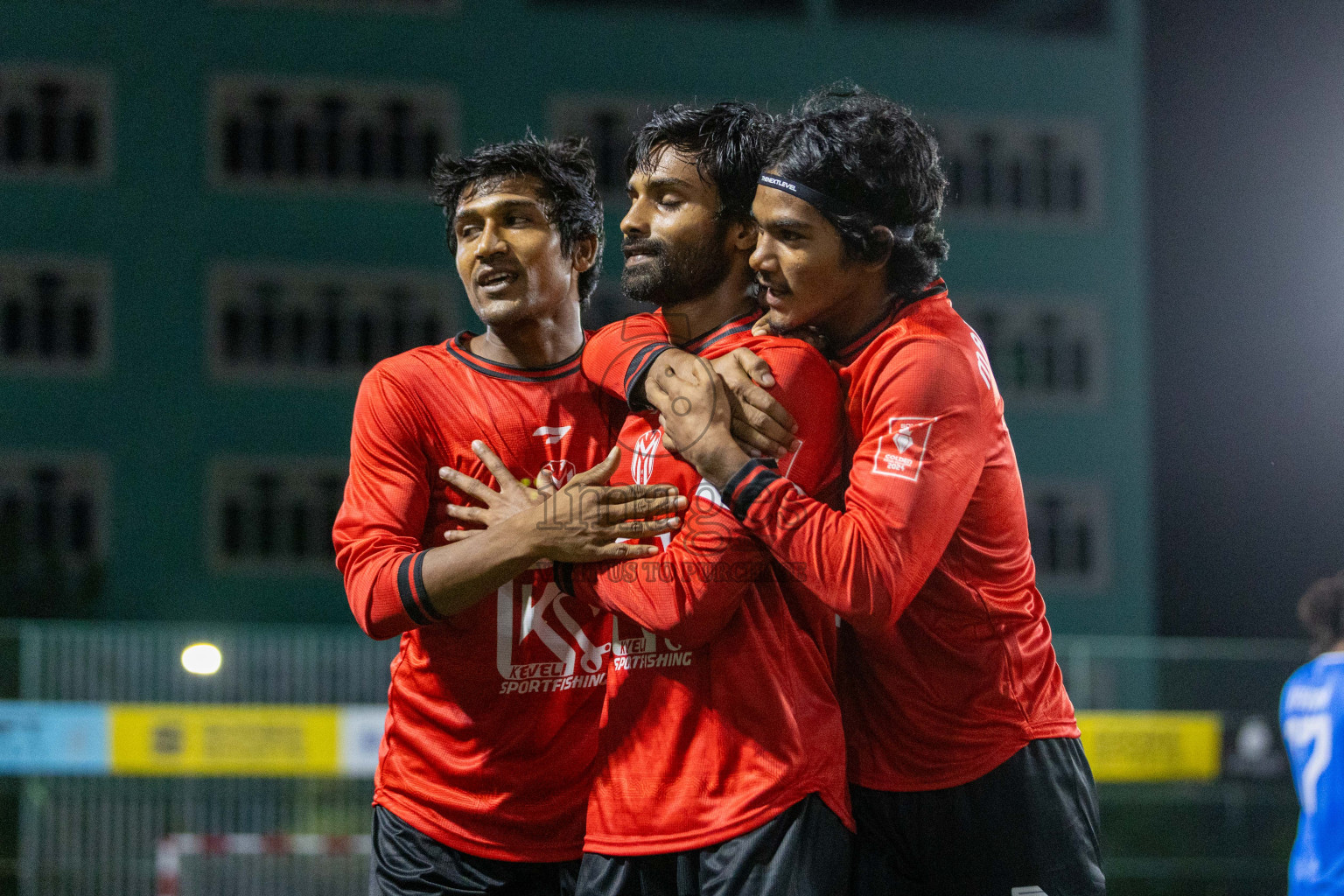 Dh Maaenbodhoo vs Dh Kudahuvadhoo in Day 4 of Golden Futsal Challenge 2024 was held on Thursday, 18th January 2024, in Hulhumale', Maldives Photos: Nausham Waheed / images.mv