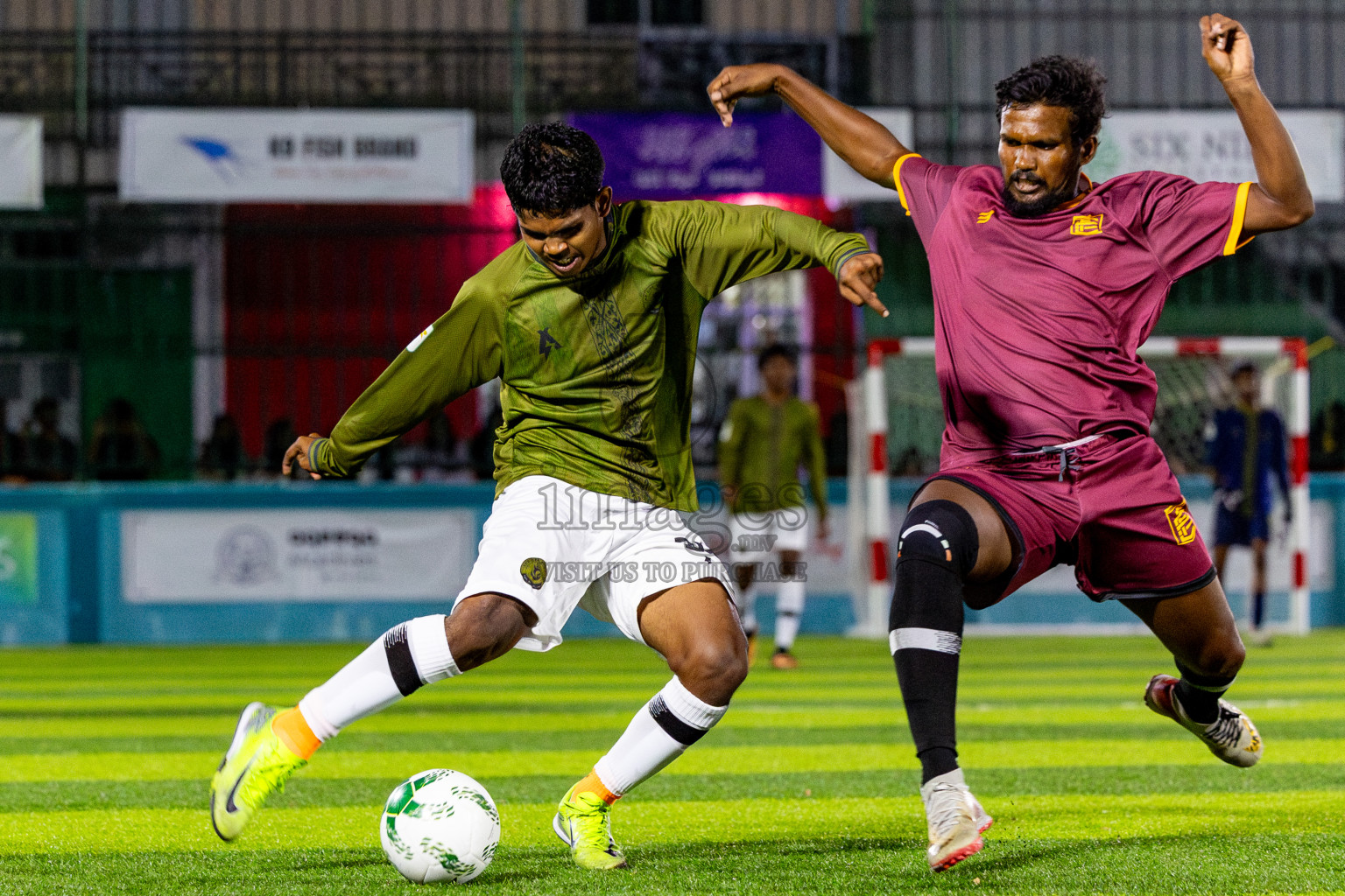 Comienzo fc vs The dee ess kay in Day 1 of Laamehi Dhiggaru Ekuveri Futsal Challenge 2025 was held on Thursday, 24th July 2025, at Dhiggaru Futsal Ground, Dhiggaru, Maldives Photos: Nausham Waheed / images.mv