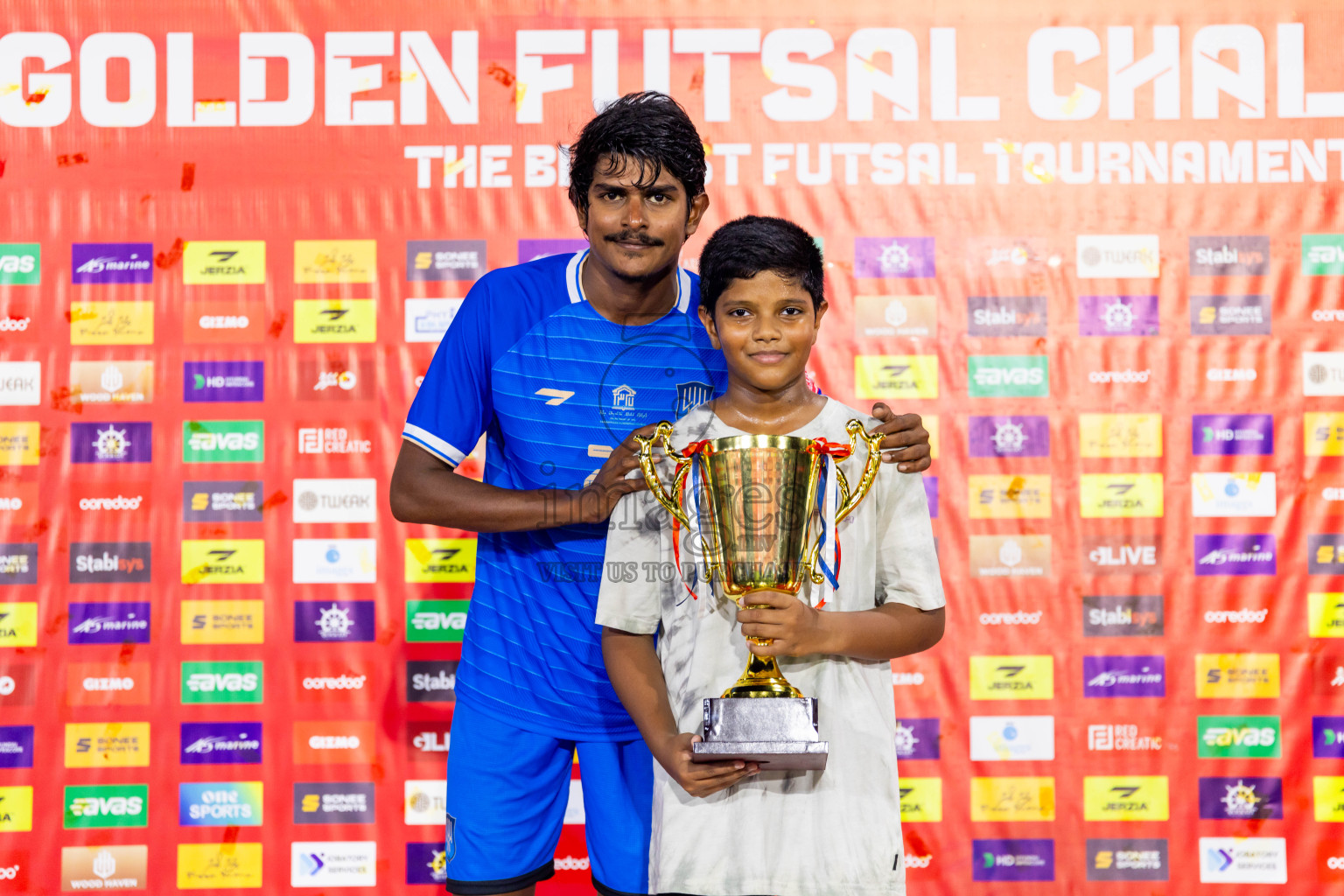 Lh Naifaru vs Lh Kurendhoo in Lhaviyani Atoll Finals Day 26 of Golden Futsal Challenge 2025 was held on Thursday , 30th January 2025, in Hulhumale', Maldives. Photos: Nausham Waheed / images.mv