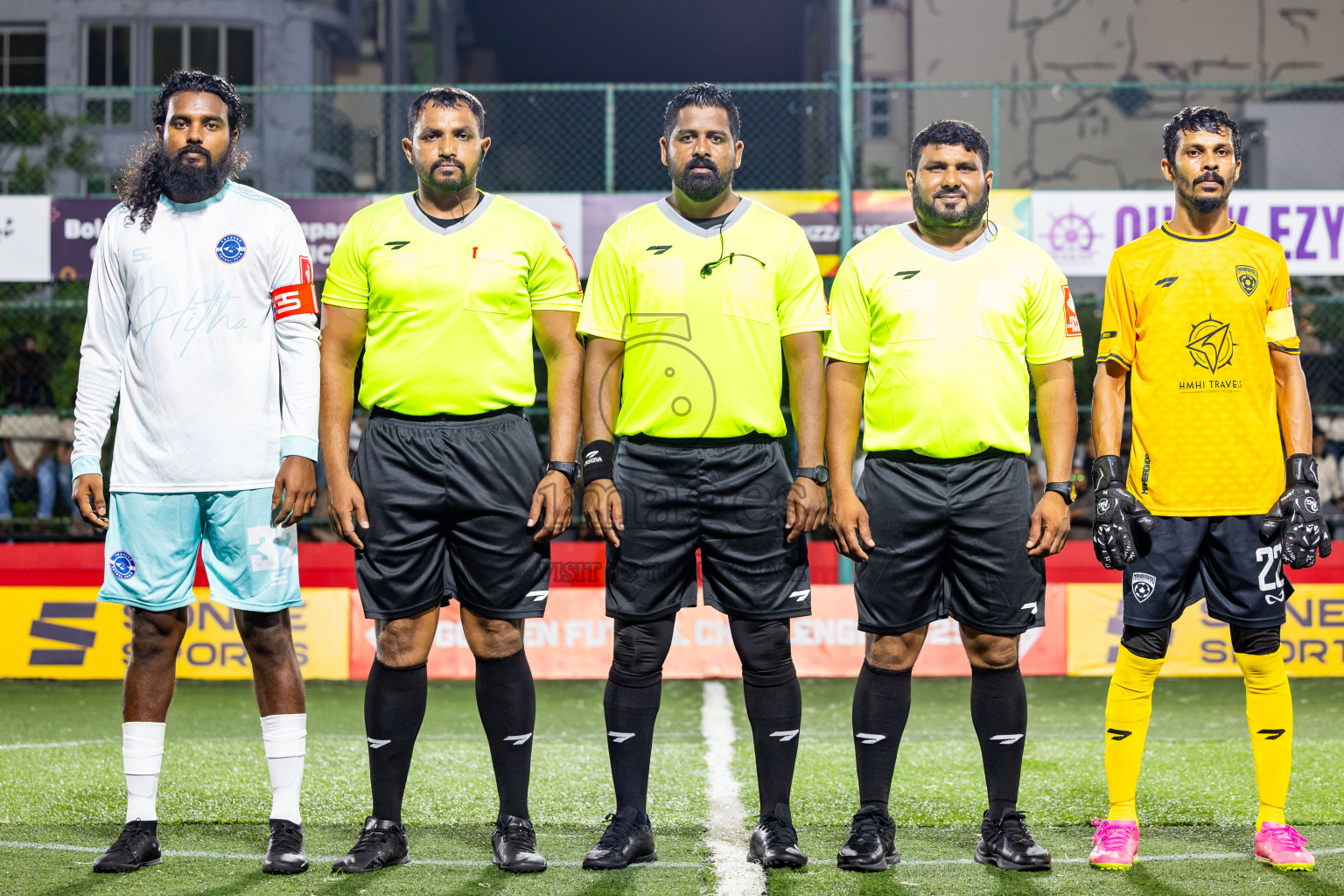 ADh Mahibadhoo vs ADh Omadhoo in Day 15 of Golden Futsal Challenge 2025 was held on Sunday, 19th January 2025, in Hulhumale', Maldives. Photos: Nausham Waheed / images.mv
