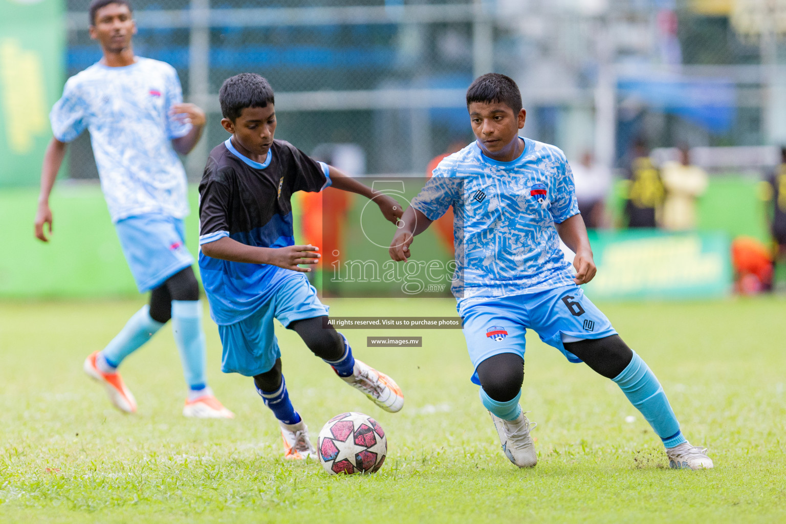 Day 1 of MILO Academy Championship 2023 (u14) was held in Henveyru Stadium Male', Maldives on 3rd November 2023. Photos: Nausham Waheed / images.mv