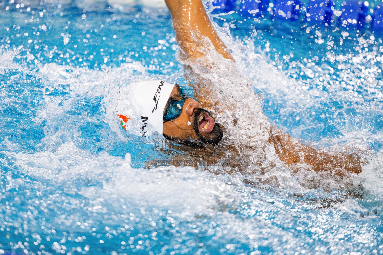 Day 4 of National Swimming Championship 2024 held in Hulhumale', Maldives on Monday, 16th December 2024. Photos: Hassan Simah / images.mv