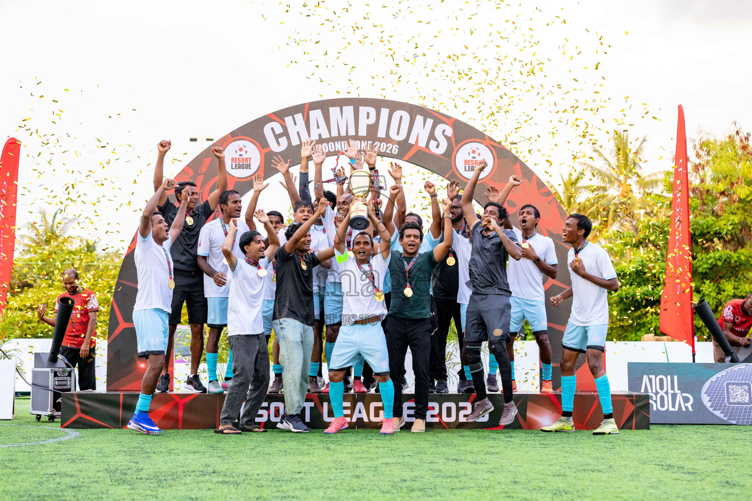 
Day 08 Final of  Resort League 2026 ( Noone Zone) was held on Sunday 19th July 2026 Siyam world in Maldives Photos: , Ahmed Vishal / images.mv