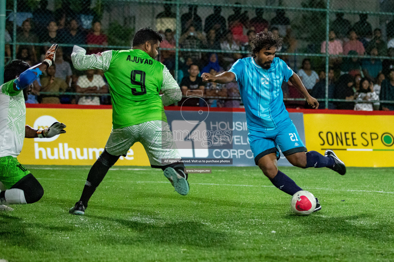 MACL vs Team DJA in Club Maldives Cup 2022 was held in Hulhumale', Maldives on Tuesday, 18th October 2022. Photos: Hassan Simah/ images.mv