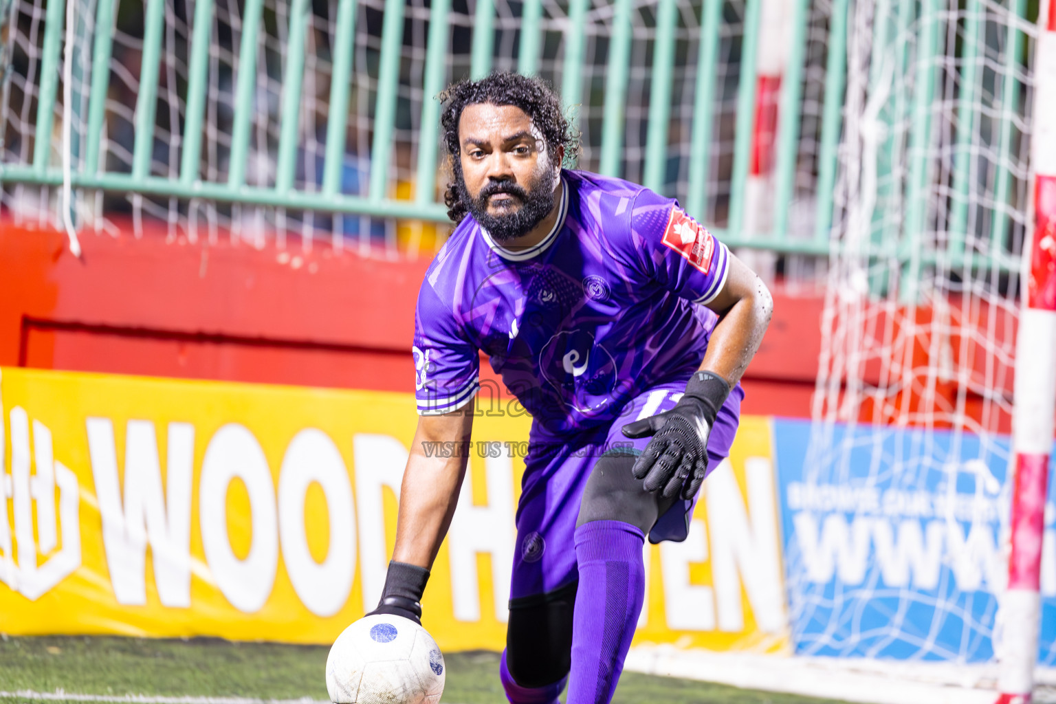 L Gan vs L Maabaidhoo in Day 14 of Golden Futsal Challenge 2025 was held on Saturday, 18th January 2025, in Hulhumale', Maldives. Photos: Ismail Thoriq / images.mv