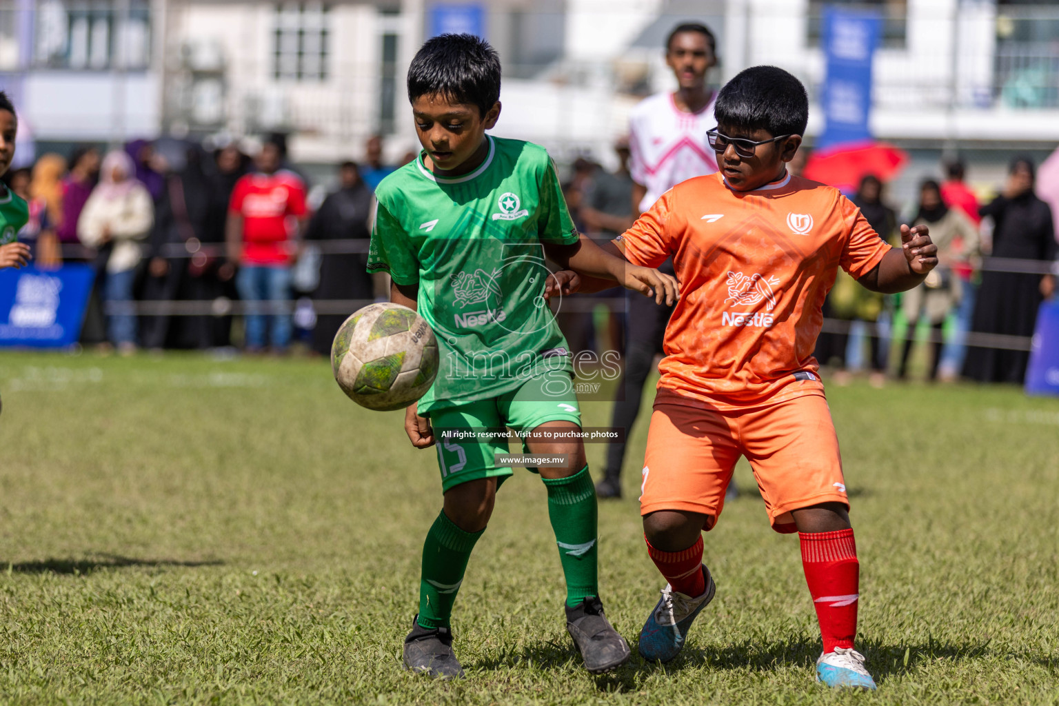 Day 3 of Nestle Kids Football Fiesta, held in Henveyru Football Stadium, Male', Maldives on Friday, 13th October 2023
Photos: Hassan Simah, Ismail Thoriq / images.mv