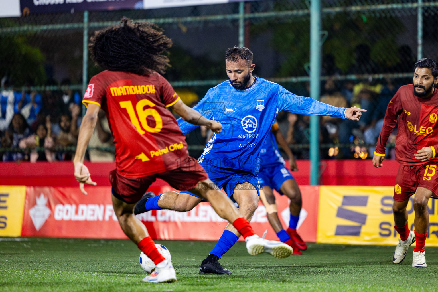 GA Gemanafushi VS GA Nilandhoo in Day 8 of Golden Futsal Challenge 2025 was held on Sunday, 12th January 2025, in Hulhumale', Maldives Photos: Nausham Waheed , Ismail Thoriq / images.mv