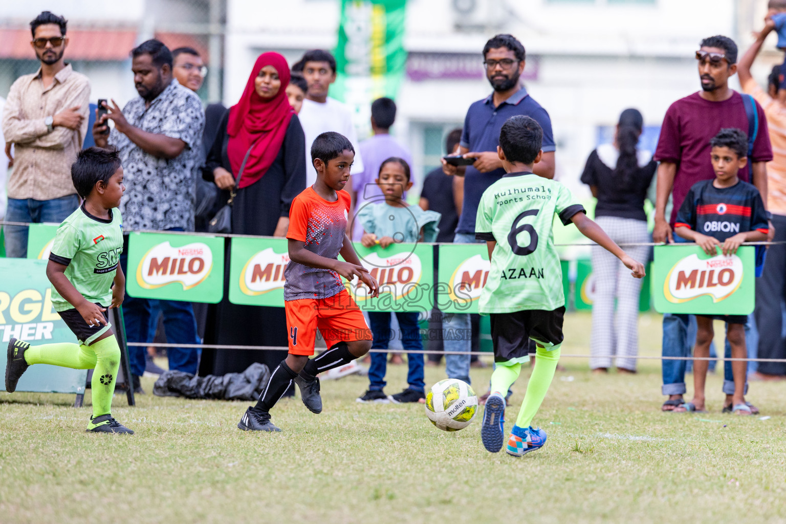 Day 2 of MILO SVAM Juniors 2025 (U-8) was held at Henveiru Stadium in Male', Maldives on Friday, 27th June 2025. 

Photos: Hassan Simah / images.mv