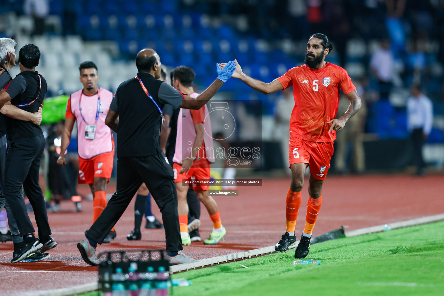 Kuwait vs India in the Final of SAFF Championship 2023 held in Sree Kanteerava Stadium, Bengaluru, India, on Tuesday, 4th July 2023. Photos: Nausham Waheed / images.mv