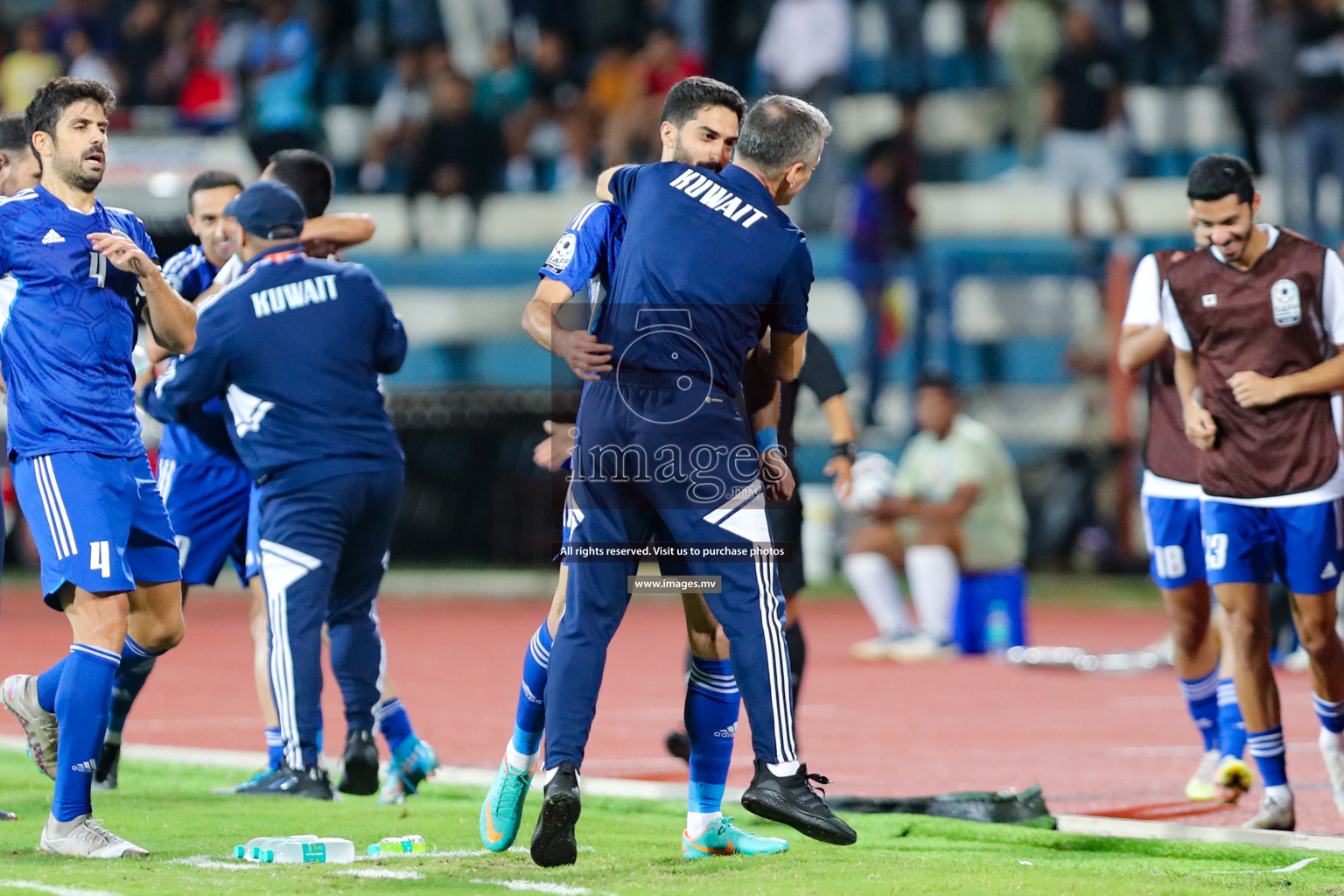 Kuwait vs India in the Final of SAFF Championship 2023 held in Sree Kanteerava Stadium, Bengaluru, India, on Tuesday, 4th July 2023. Photos: Nausham Waheed, Hassan Simah / images.mv