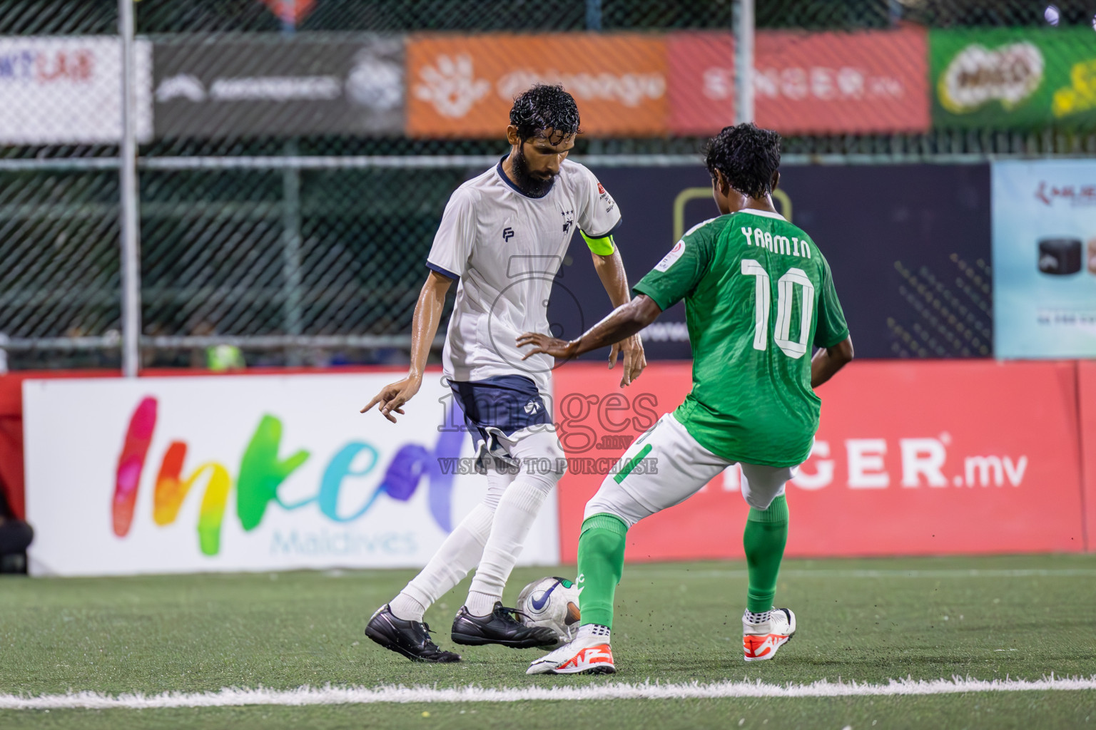 HDC vs MACL in Round of 16 of Club Maldives Cup 2024 held in Rehendi Futsal Ground, Hulhumale', Maldives on Monday, 7th October 2024. Photos: Ismail Thoriq / images.mv