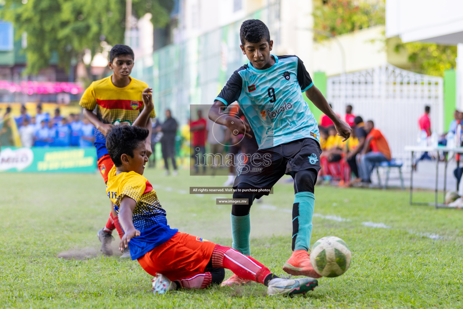 Day 2 of MILO Academy Championship 2023 (U12) was held in Henveiru Football Grounds, Male', Maldives, on Saturday, 19th August 2023. Photos: Nausham Waheedh / images.mv