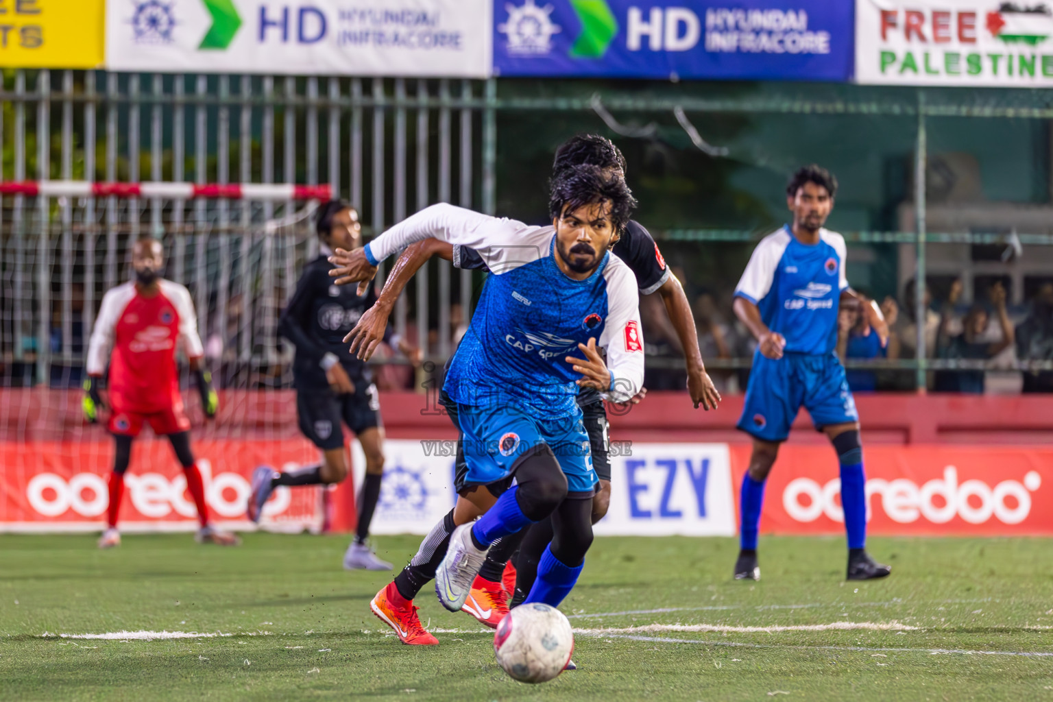 M Veyvah vs M Mulah in Day 22 of Golden Futsal Challenge 2024 was held on Monday , 5th February 2024 in Hulhumale', Maldives
Photos: Ismail Thoriq / images.mv