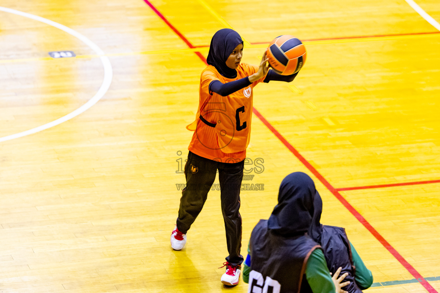 Day 7 of 25th Inter-School Netball Tournament was held in Social Center at Male', Maldives on Saturday, 17th August 2024. Photos: Nausham Waheed / images.mv