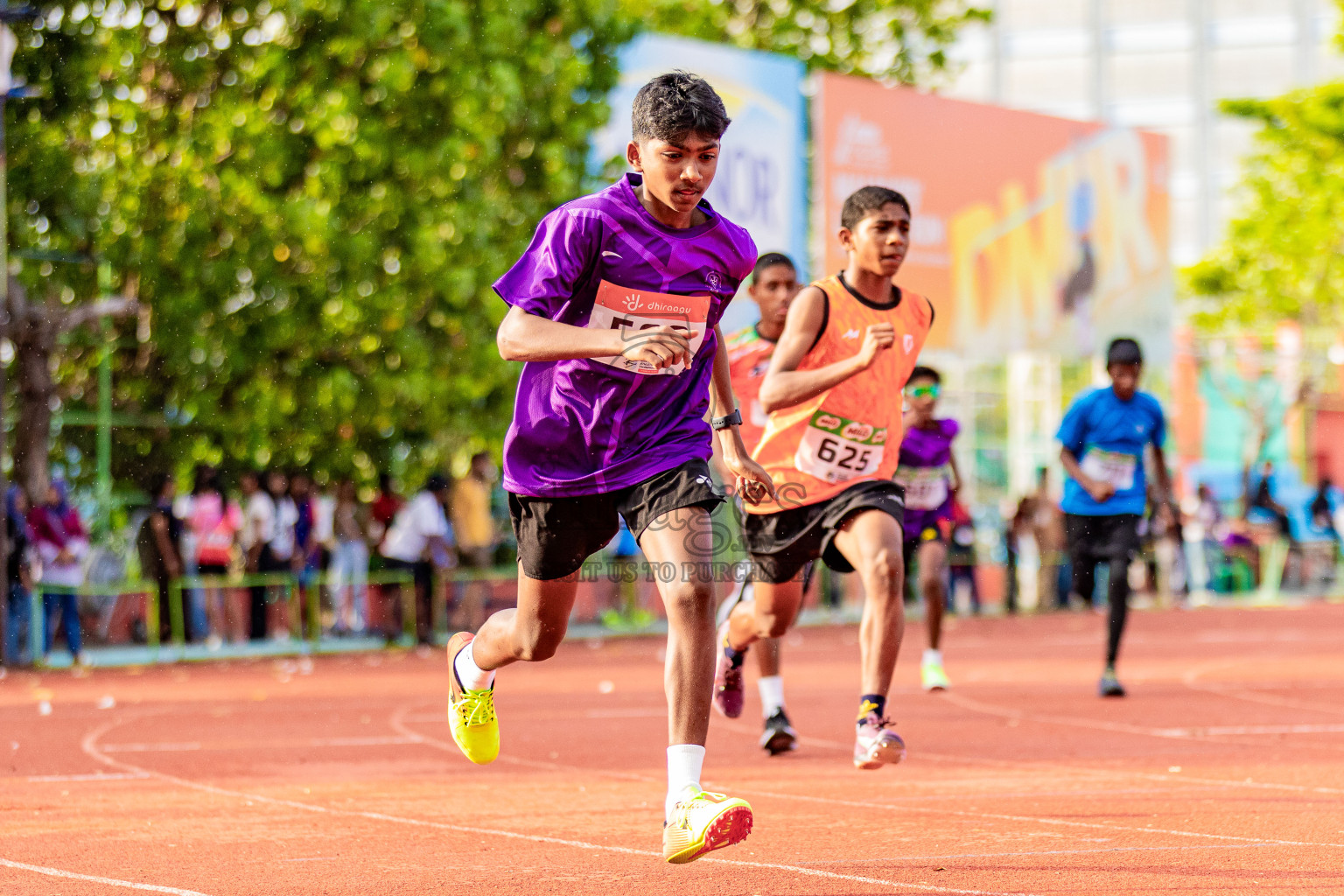 Day 3 of Inter-school Athletics Championship 2025 held in Ekuveni Synthetic Track, Male', Maldives on Wednesday, 08th October 2025. Photos by: Areef Adam  / Images.mv