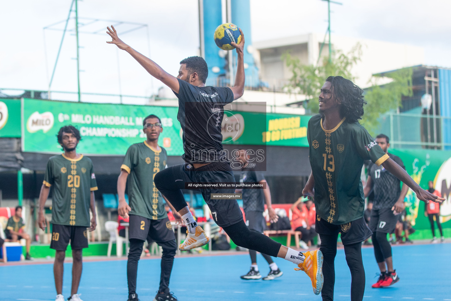 Day 5 of 6th MILO Handball Maldives Championship 2023, held in Handball ground, Male', Maldives on Friday, 24th May 2023 Photos: Shuu Abdul Sattar/ Images.mv