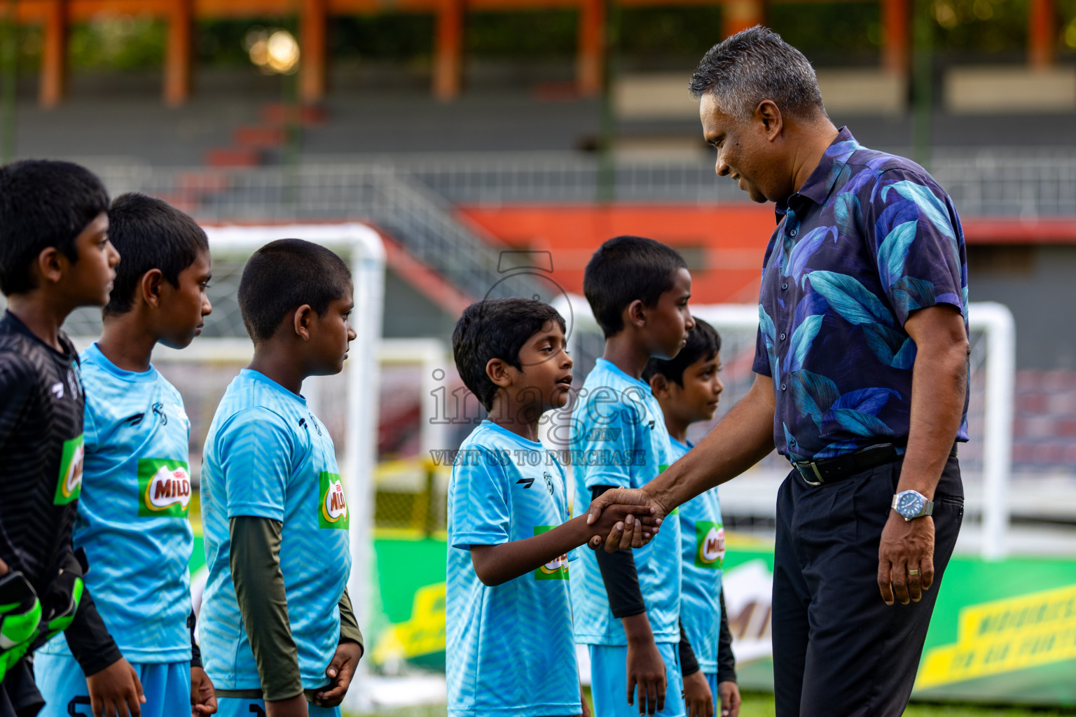 Day 2 of MILO Kids Football Fiesta was held at National Stadium in Male', Maldives on Saturday, 24th February 2024.