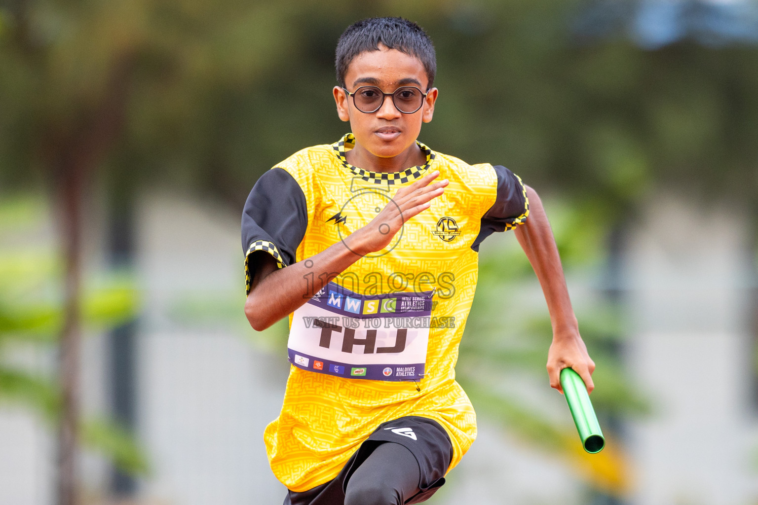 Day 5 of MWSC Interschool Athletics Championships 2024 held in Hulhumale Running Track, Hulhumale, Maldives on Wednesday, 13th November 2024. Photos by: Raif Yoosuf / Images.mv