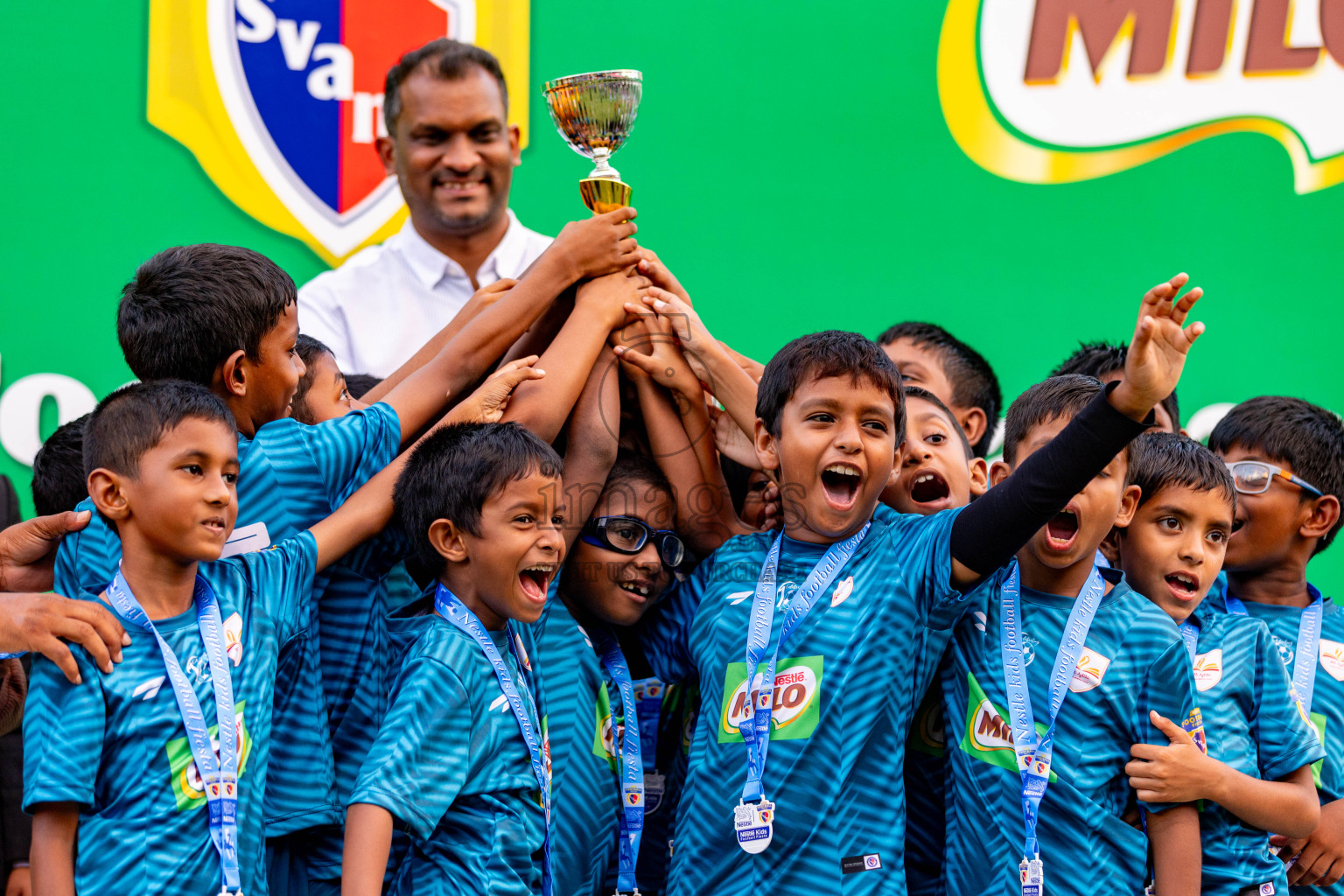 Day 2 of MILO Kids Football Fiesta was held at National Stadium in Male', Maldives on Saturday, 24th February 2024.