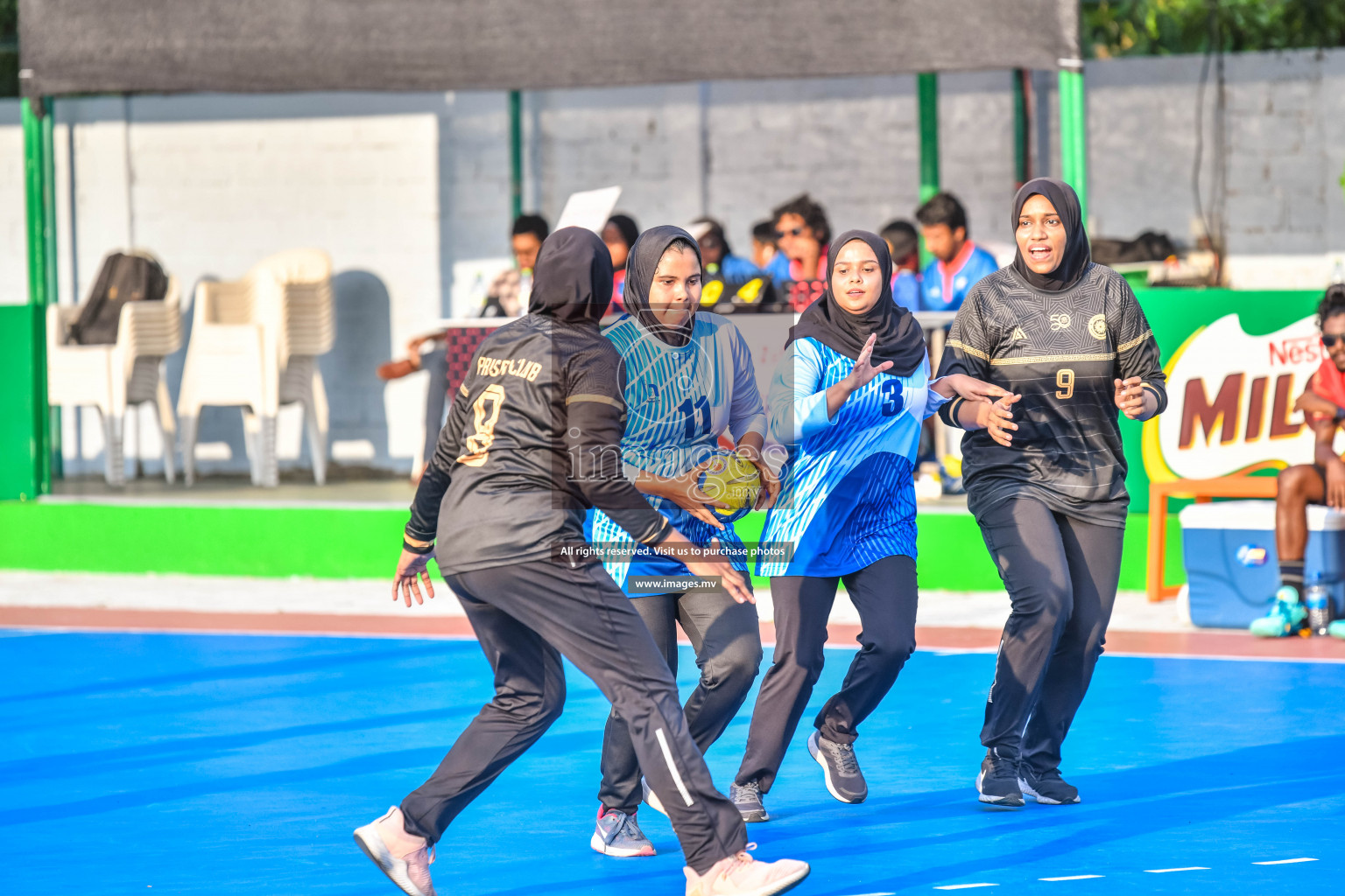 Day 9 of Milo 6th Inter Office Handball Tournament 2022 - Photos by Nausham Waheed