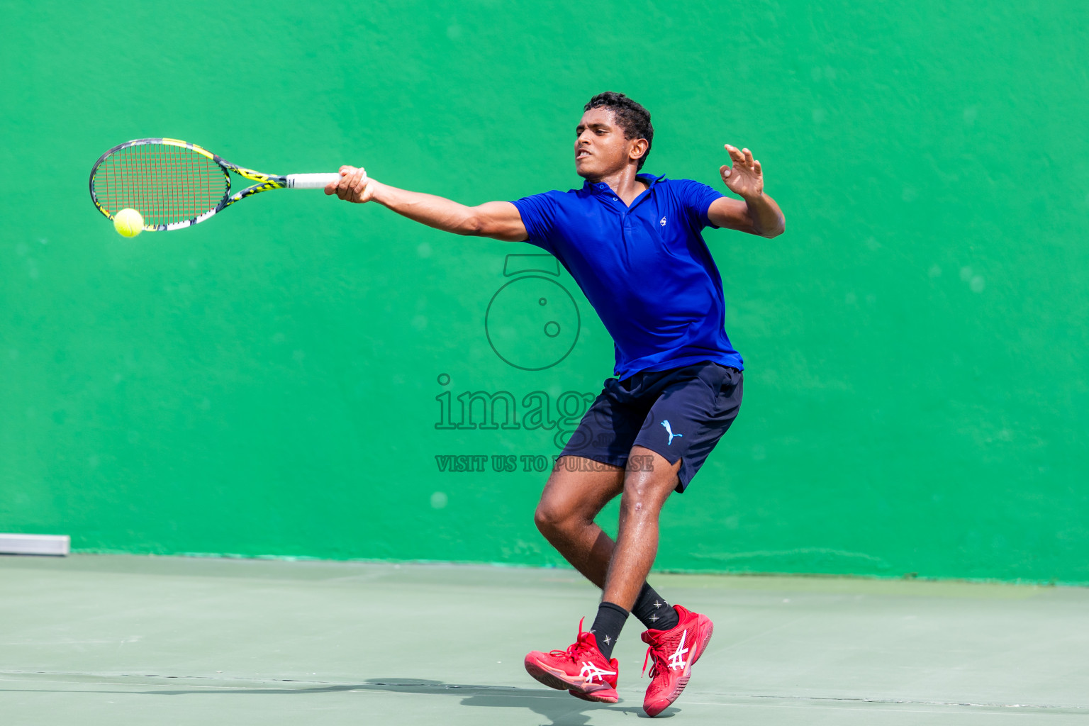 Day 9 of ATF Maldives Junior Open Tennis was held in Male' Tennis Court, Male', Maldives on Friday, 20th December 2024. Photos: Nausham Waheed/ images.mv