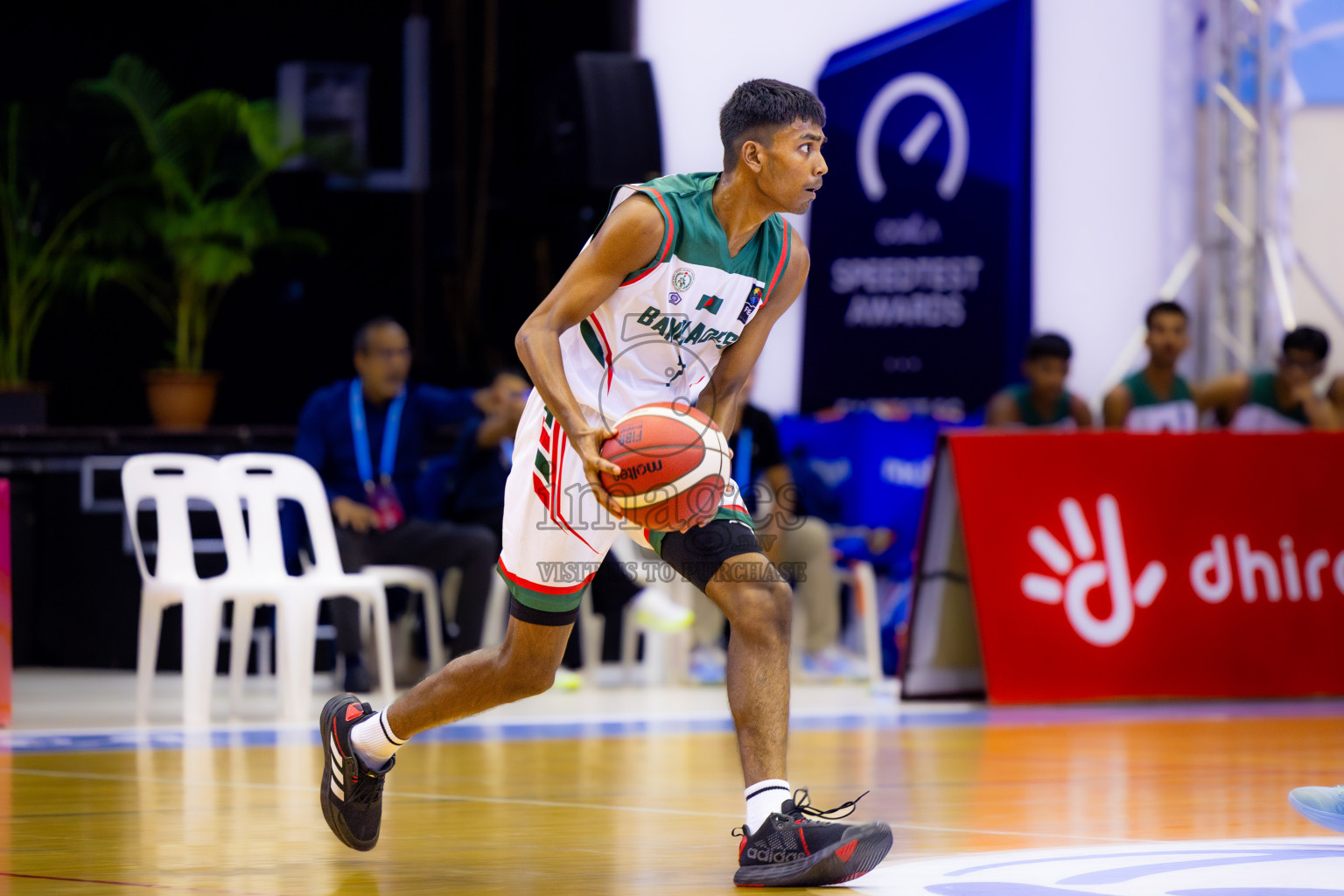 Maldives vs Bangladesh in Day 4 of Under 16 Asian Cup SABA Qualifiers 2025 was held in Social Center, Male', Maldives on Sunday, 15th June 2025. Photos: Nausham Waheed / images.mv