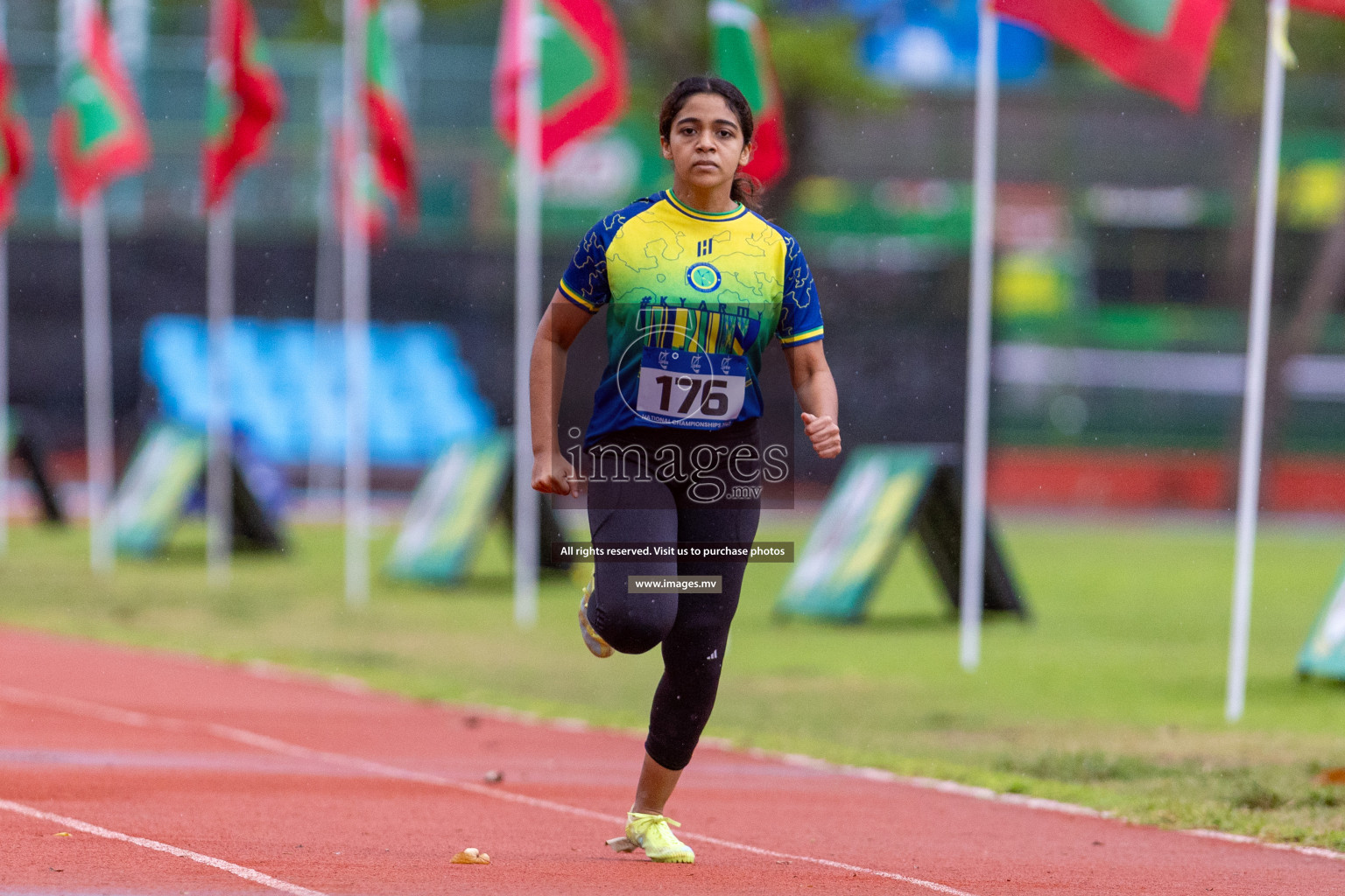 Day 2 of National Athletics Championship 2023 was held in Ekuveni Track at Male', Maldives on Friday, 24th November 2023. Photos: Nausham Waheed / images.mv