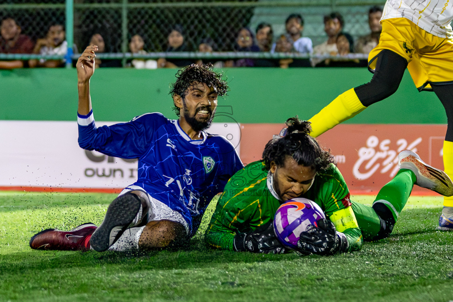 Day 4 of NMC - MYM Futsal Challenge 2026 held in N. Miladhoo, Maldives on Monday, 24th August 2026. Photos By: Mohamed Shavir Rasheed / images.mv
