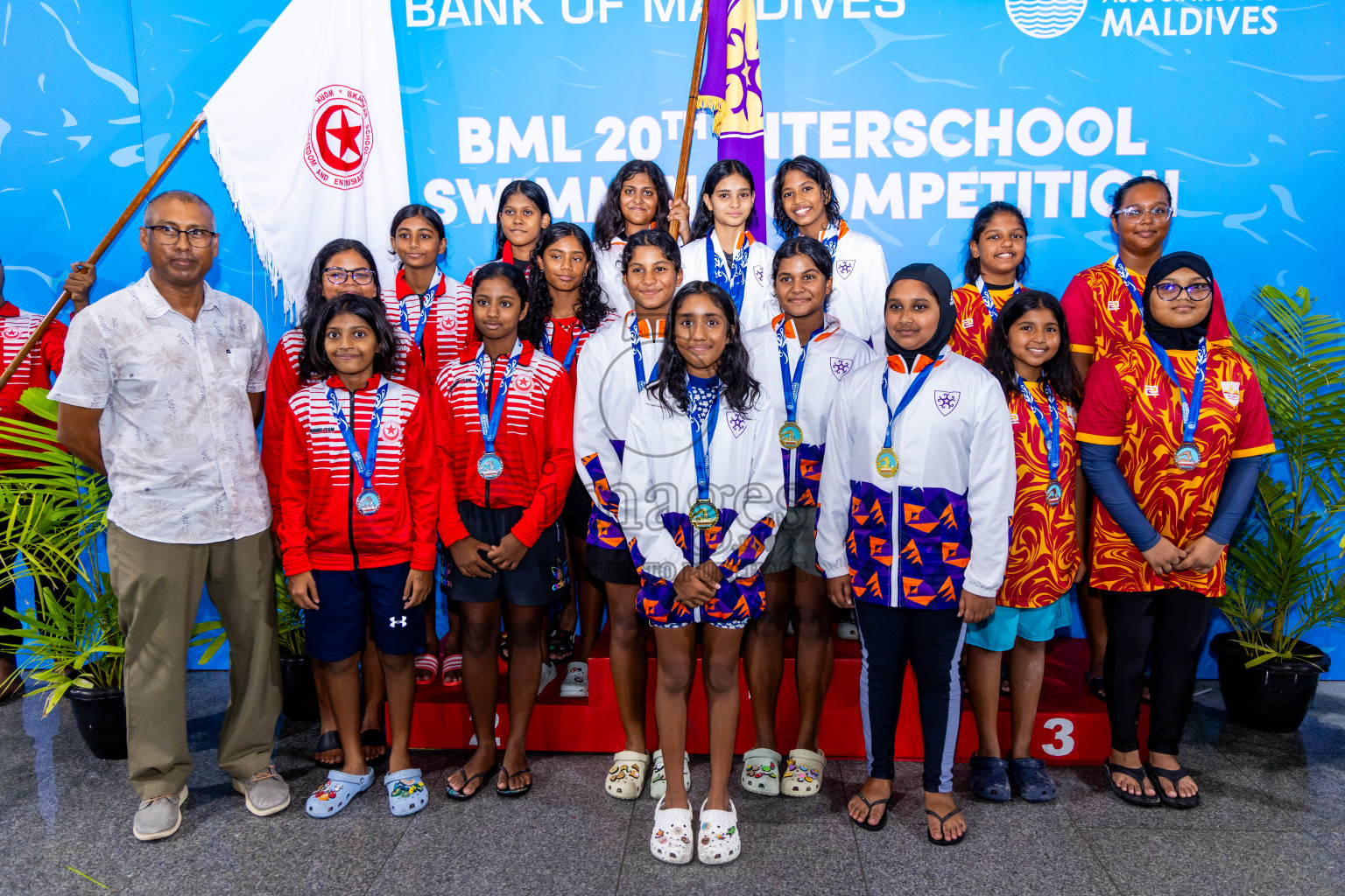 Day 5 of 20th Inter-school Swimming Competition 2024 held in Hulhumale', Maldives on Wednesday, 16th October 2024. Photos: Nausham Waheed / images.mv