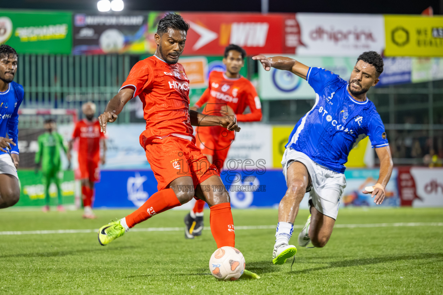 STO vs CRC in Day 4 of Club Maldives Cup 2025 was held in Rehendi Futsal Ground, Hulhumale', Maldives on Thursday, 2nd October 2025. Photos: Mohamed Mahfooz Moosa / images.mv