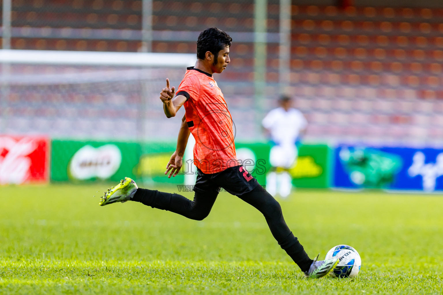 Super United Sports vs Club Eagles in Day 7 of Under 19 Youth Championship 2024 was held at National Stadium in Male', Maldives on Monday, 27th June 2024. Photos: Nausham Waheed / images.mv