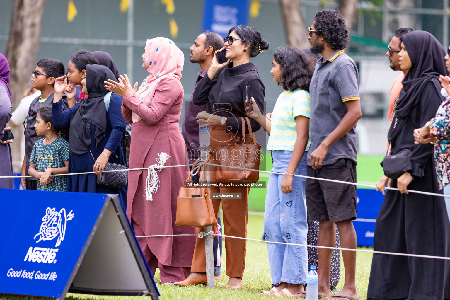 Day 1 of Milo kids football fiesta, held in Henveyru Football Stadium, Male', Maldives on Wednesday, 11th October 2023 Photos: Nausham Waheed/ Images.mv