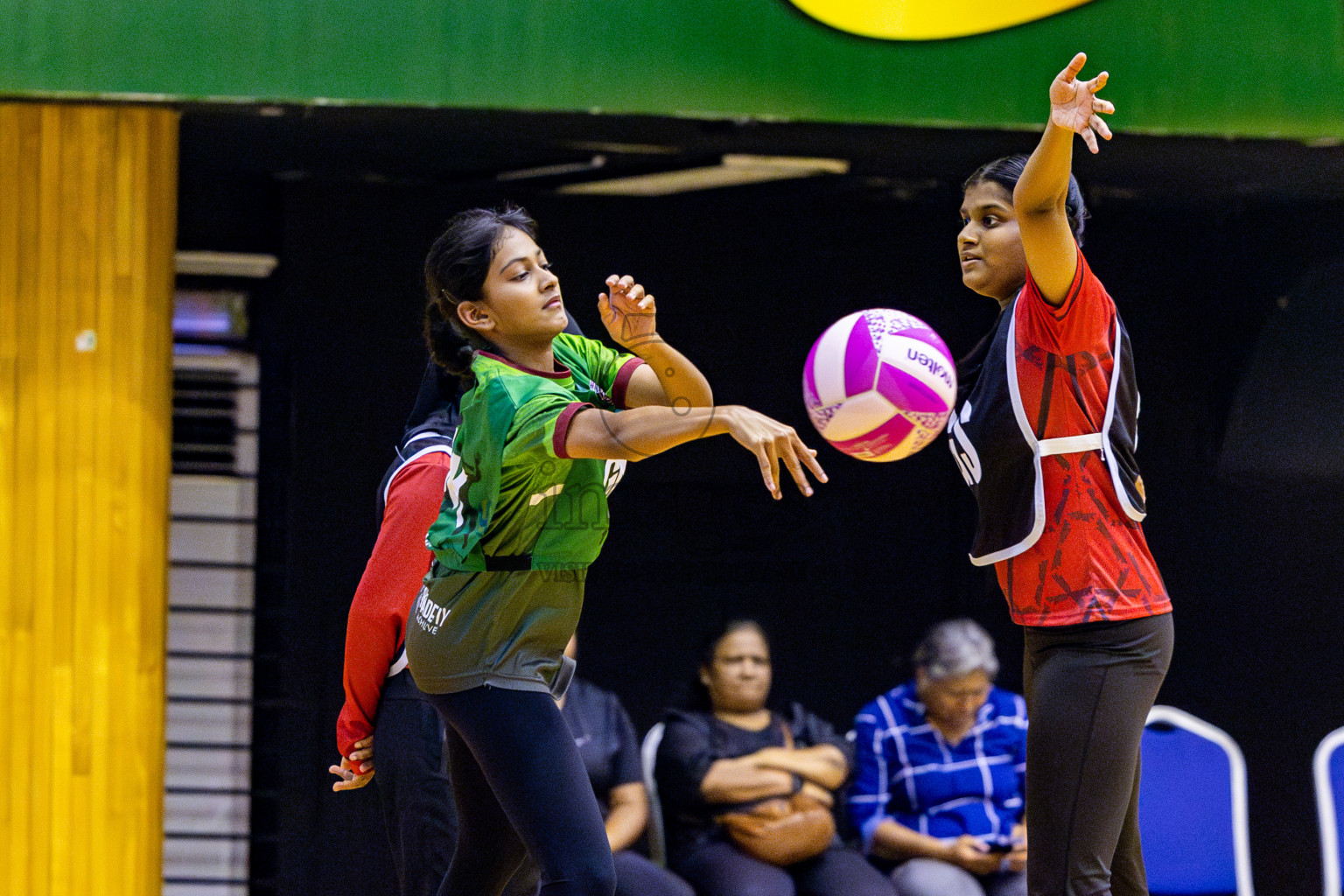 AIS Netball Academy vs Fiontti Sports Academy in Day 2 of 3rd Junior Championship - Netball association of Maldives, held at Social Center on Monday 20th January 2025 . Photos by Nausham Waheed