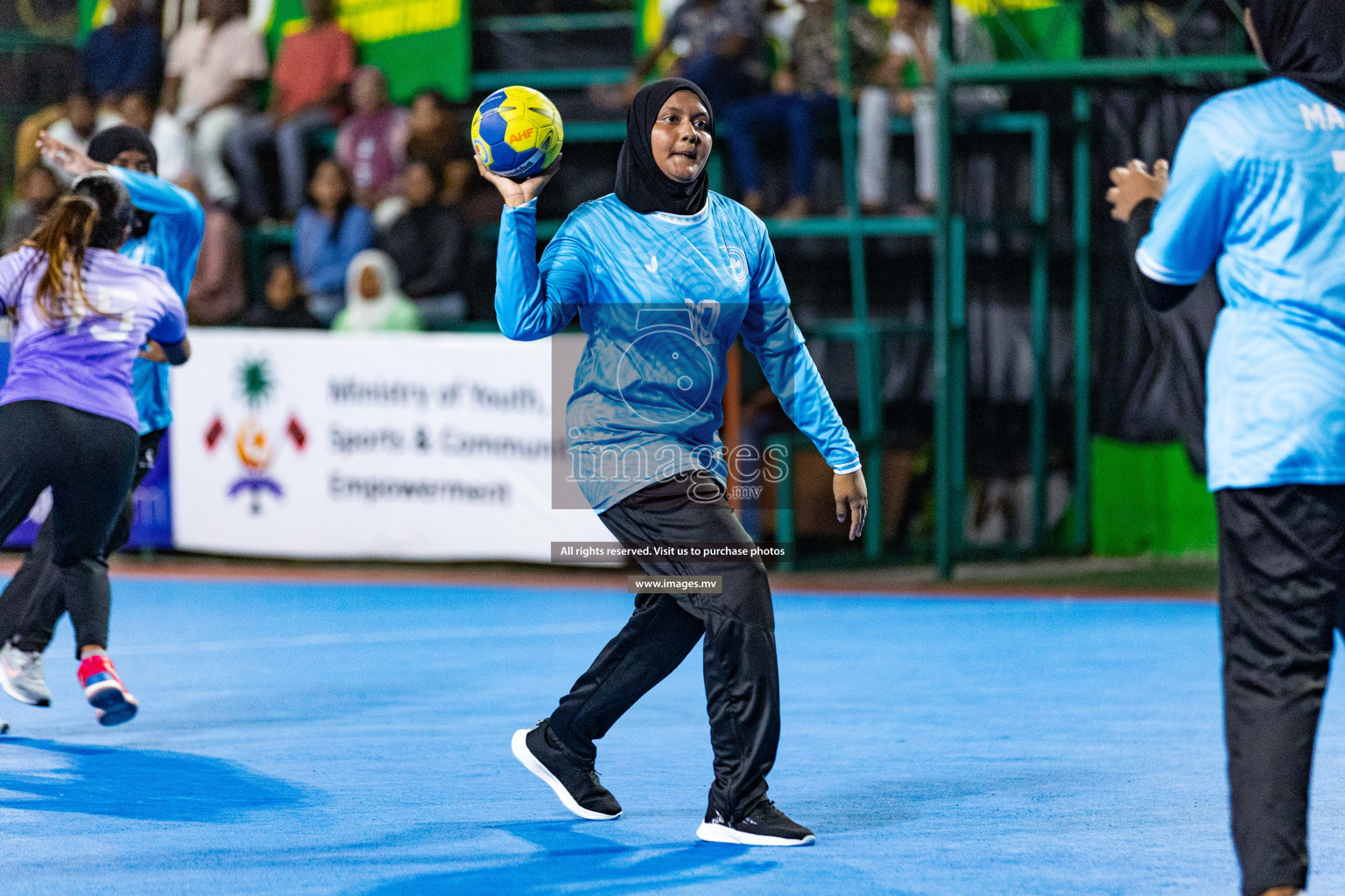 Day 2 of 7th Inter-Office/Company Handball Tournament 2023, held in Handball ground, Male', Maldives on Saturday, 17th September 2023 Photos: Nausham Waheed/ Images.mv