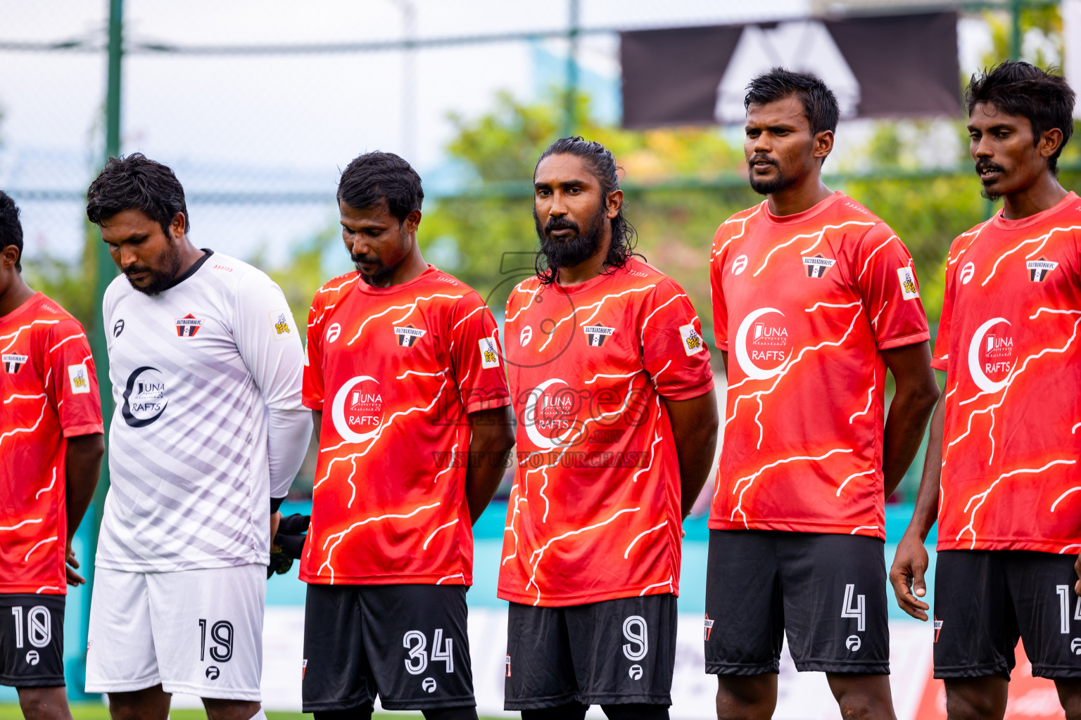 Raiymandhoo FC vs Dee Cee Jay SC in Day 1 of Laamehi Dhiggaru Ekuveri Futsal Challenge 2024 was held on Friday, 26th July 2024, at Dhiggaru Futsal Ground, Dhiggaru, Maldives Photos: Nausham Waheed / images.mv