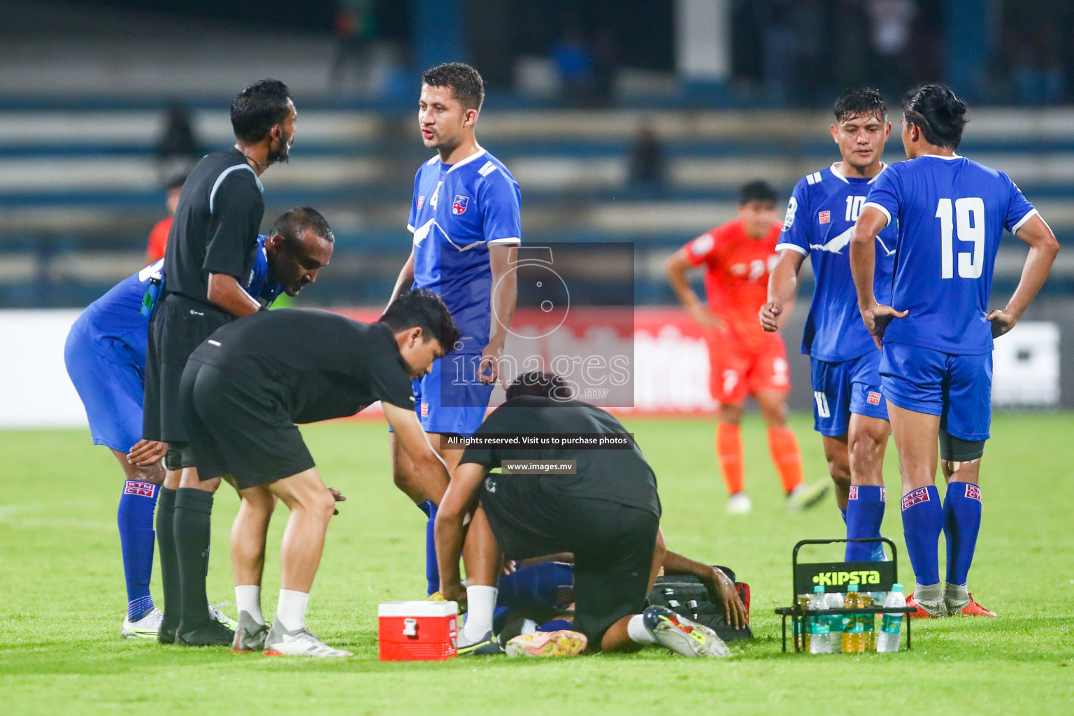 Nepal vs India in SAFF Championship 2023 held in Sree Kanteerava Stadium, Bengaluru, India, on Saturday, 24th June 2023. Photos: Hassan Simah / images.mv