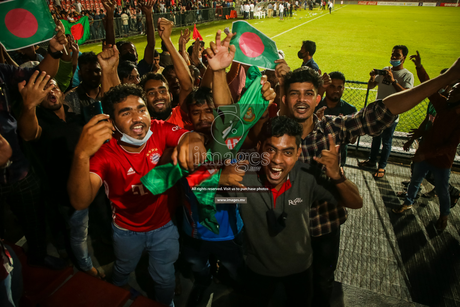 Bangladesh vs Sri Lanka in SAFF Championship 2021 held on 1st October 2021 in Galolhu National Stadium, Male', Maldives