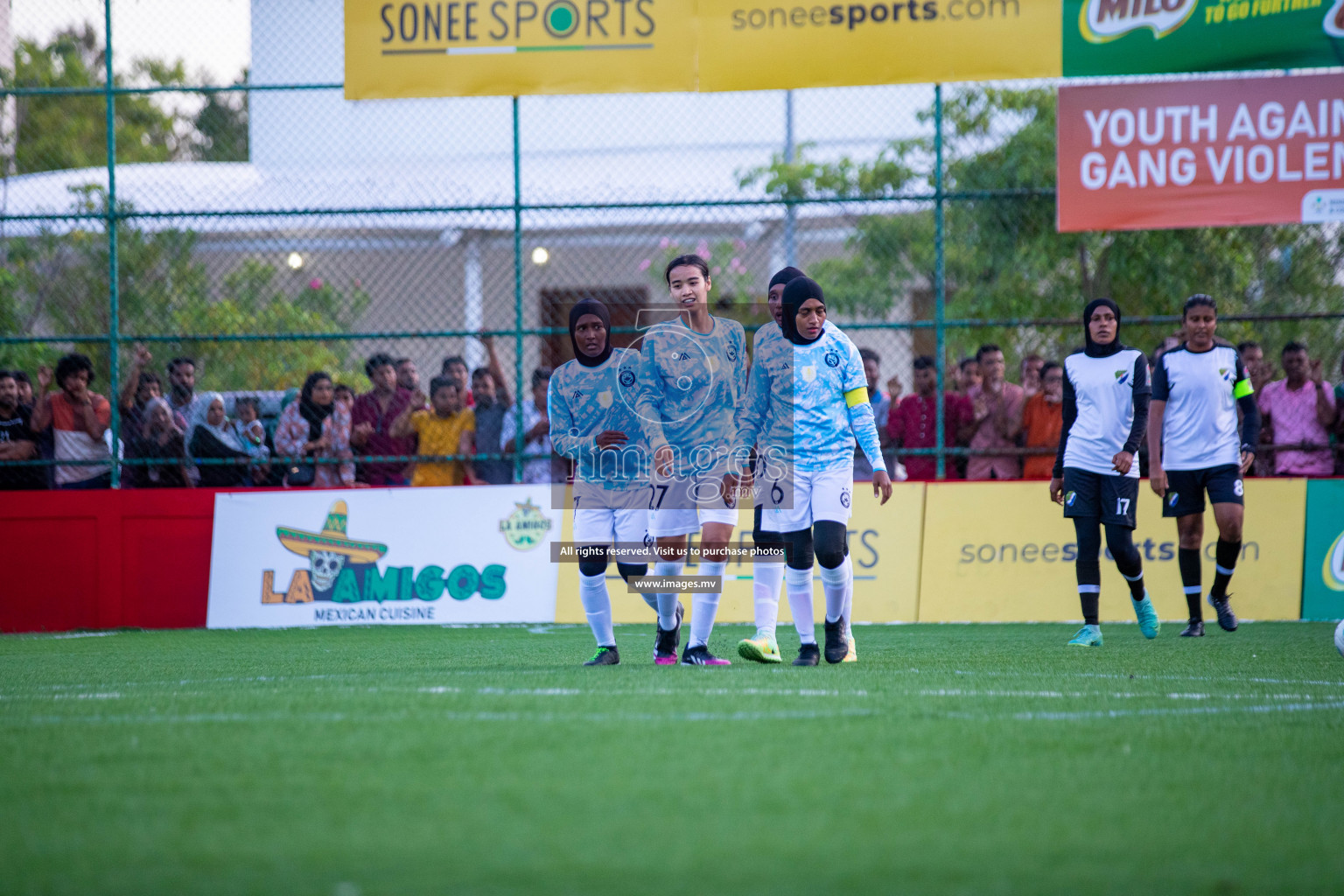 MPL vs DSC in Eighteen Thirty Women's Futsal Fiesta 2022 was held in Hulhumale', Maldives on Monday, 17th October 2022. Photos: Hassan Simah, Mohamed Mahfooz Moosa / images.mv