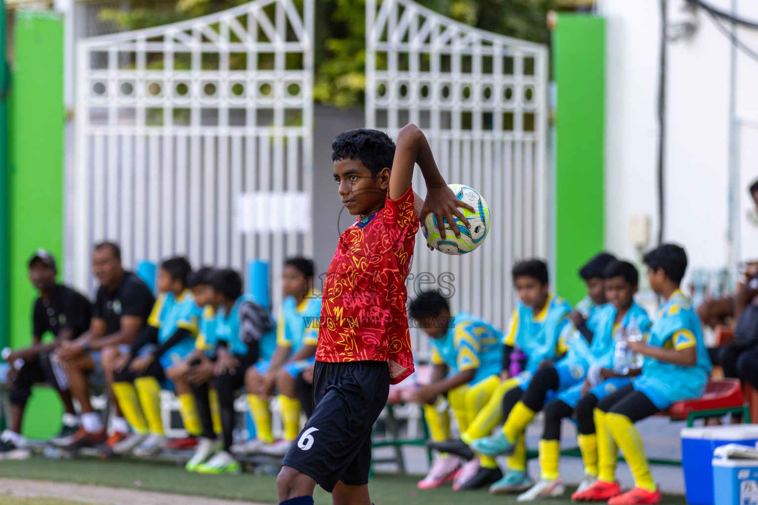 Club Valencia vs Super United Sports (U12) in Day 9 of Dhivehi Youth League 2024 held at Henveiru Stadium on Saturday, 14th December 2024. Photos: Mohamed Mahfooz Moosa / Images.mv