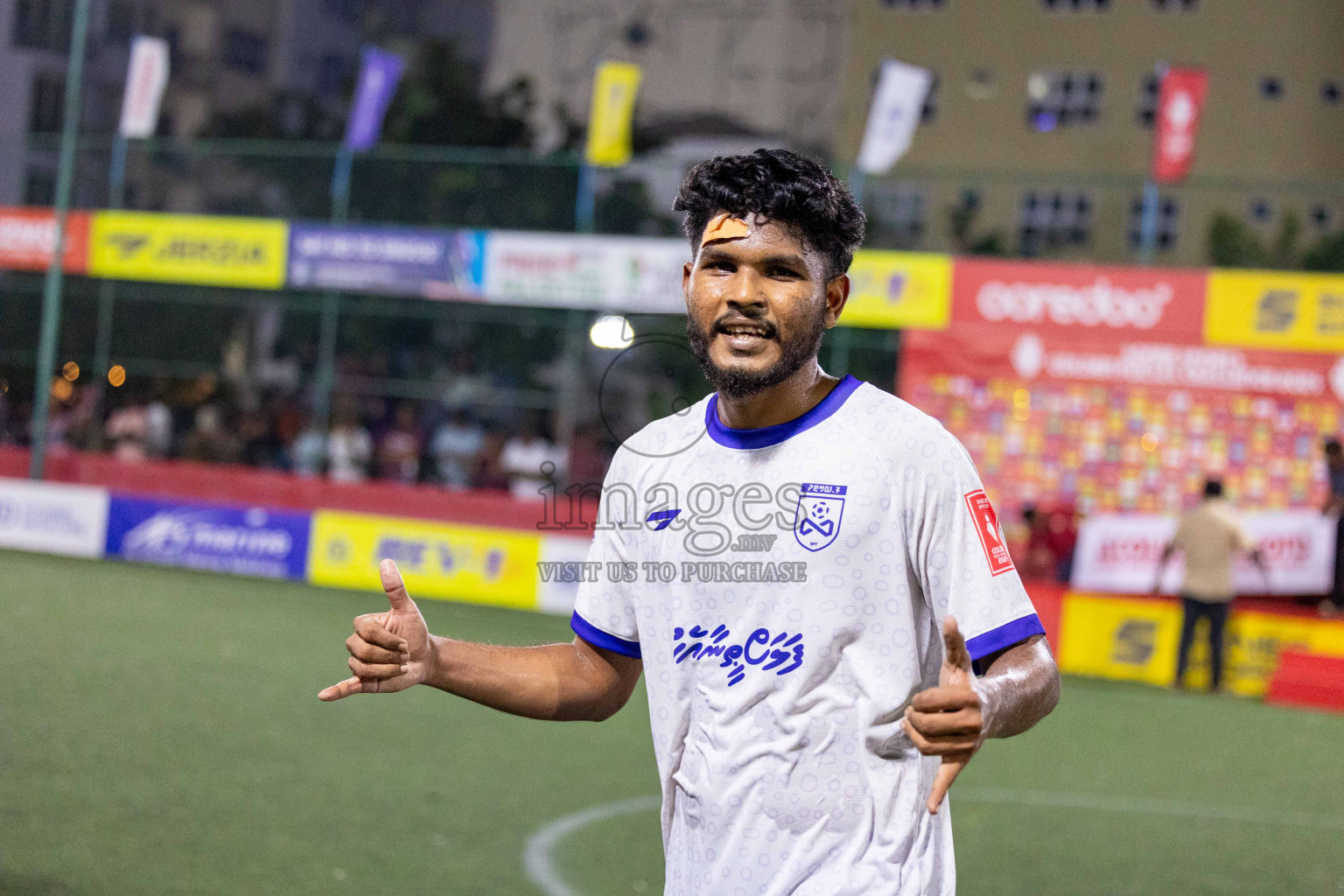 F Dharanboodhoo vs F Bilehdhoo in Day 24 of Golden Futsal Challenge 2024 was held on Wednesday , 7th February 2024 in Hulhumale', Maldives
Photos: Ismail Thoriq / images.mv